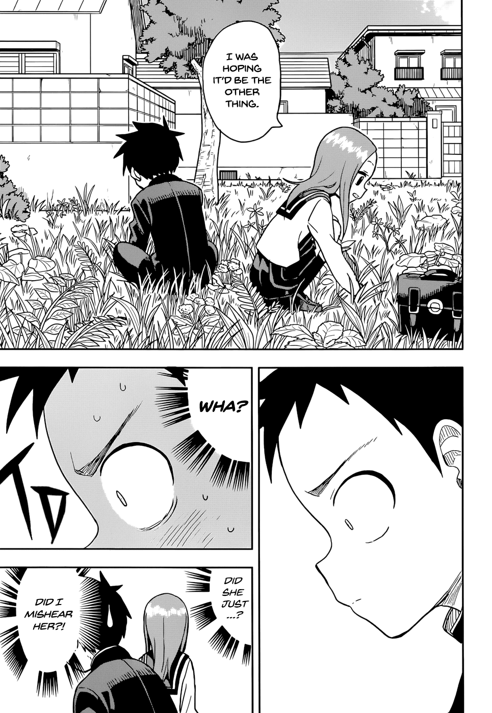 Karakai Jouzu no Takagi-san Chapter 135 page 9 - Chapter 135: Dropped Something