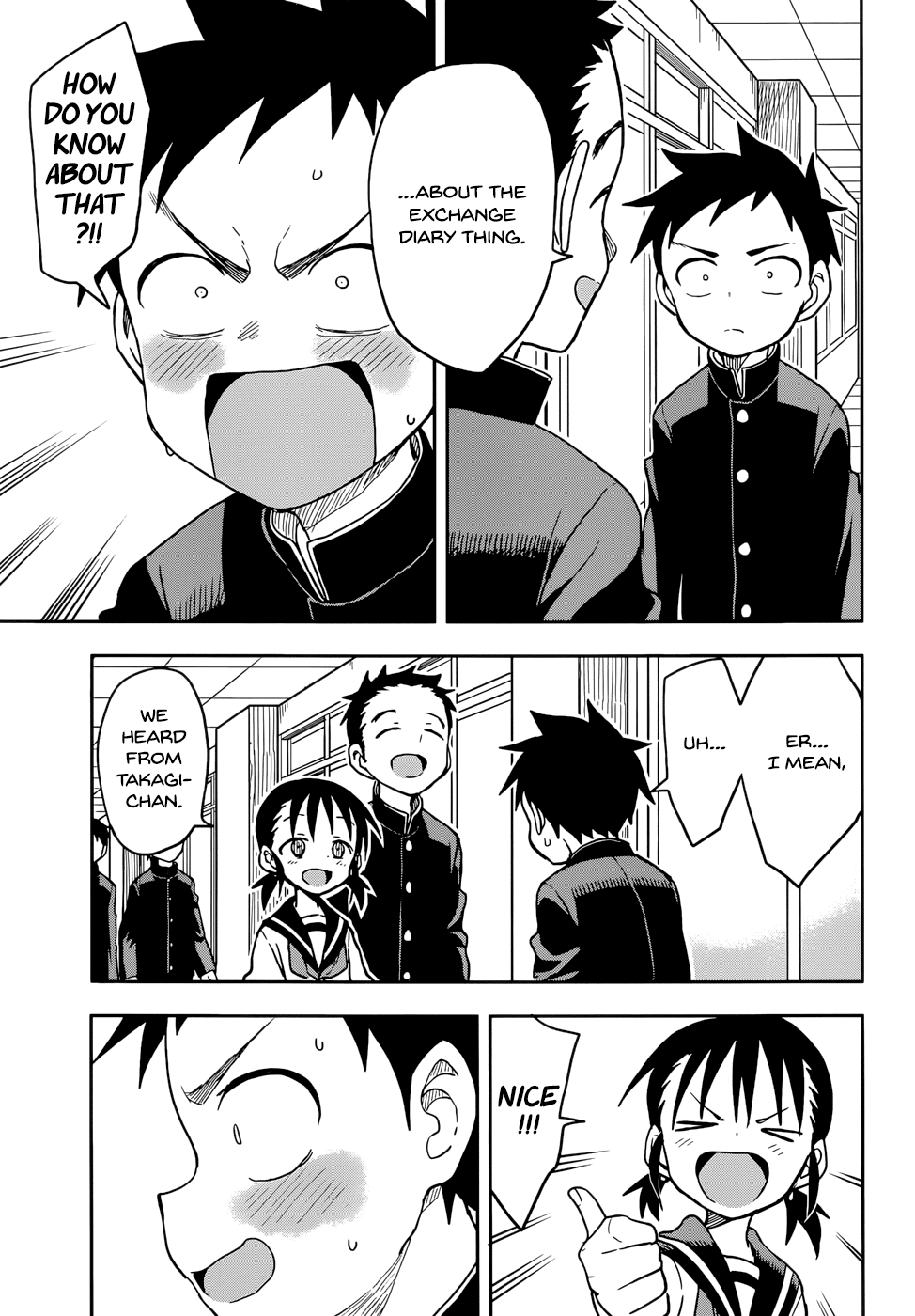 Karakai Jouzu no Takagi-san Chapter 136 page 10 - Chapter 136: Exchange Diary