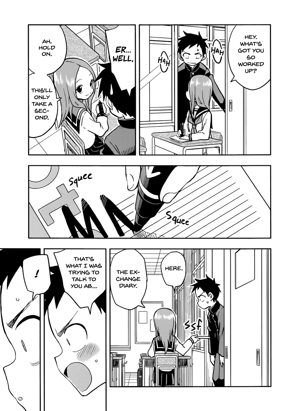 Karakai Jouzu no Takagi-san Chapter 136 page 12 - Chapter 136: Exchange Diary