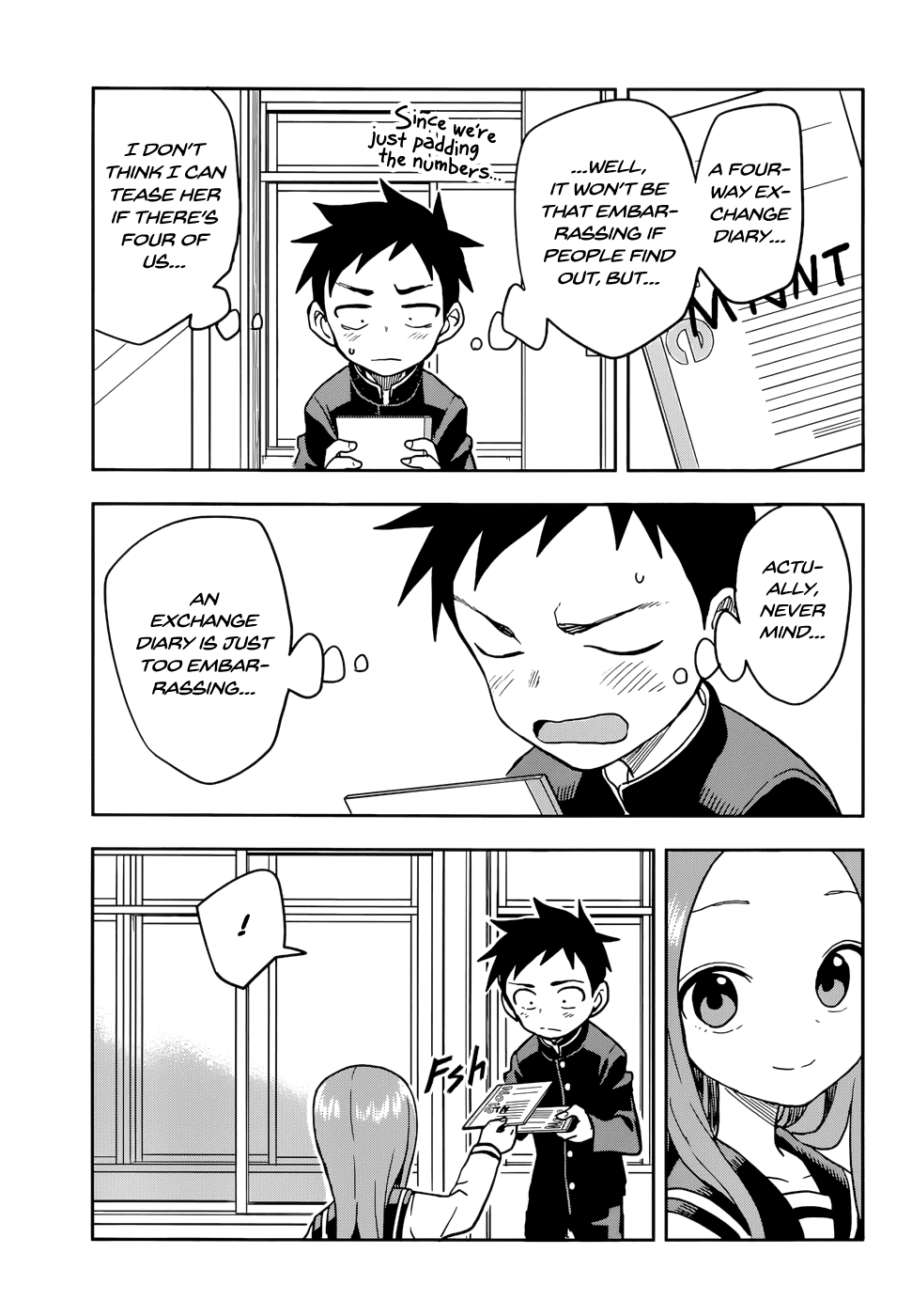 Karakai Jouzu no Takagi-san Chapter 136 page 16 - Chapter 136: Exchange Diary