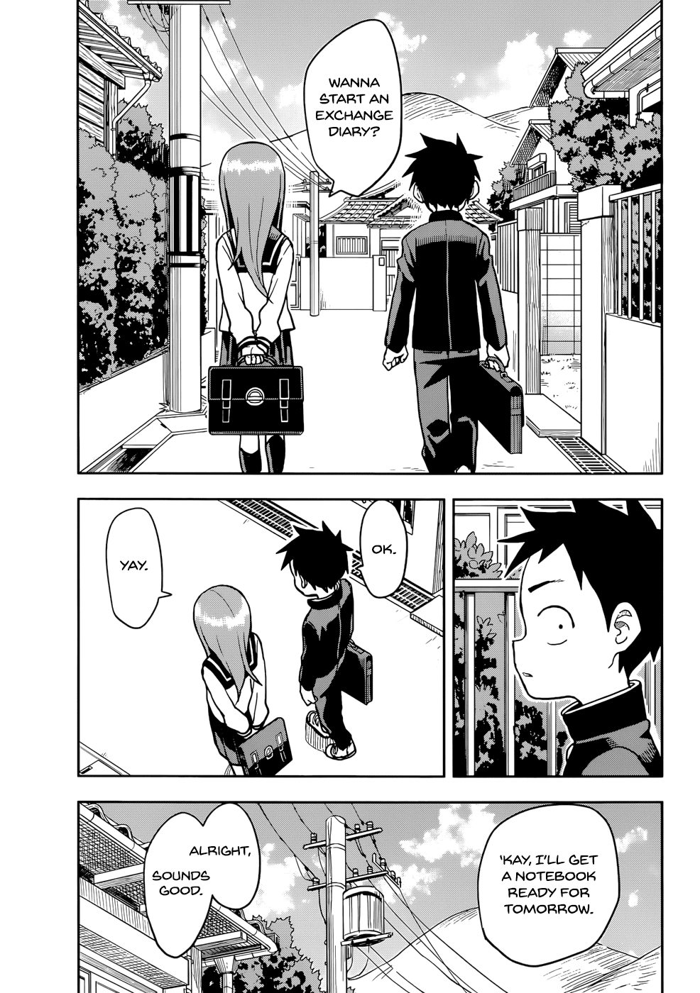 Karakai Jouzu no Takagi-san Chapter 136 page 4 - Chapter 136: Exchange Diary