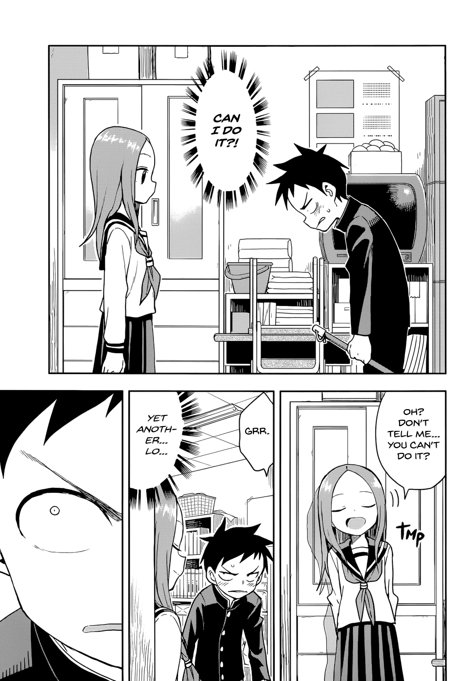 Karakai Jouzu no Takagi-san Chapter 137 page 11 - Chapter 137: Using One's Strength