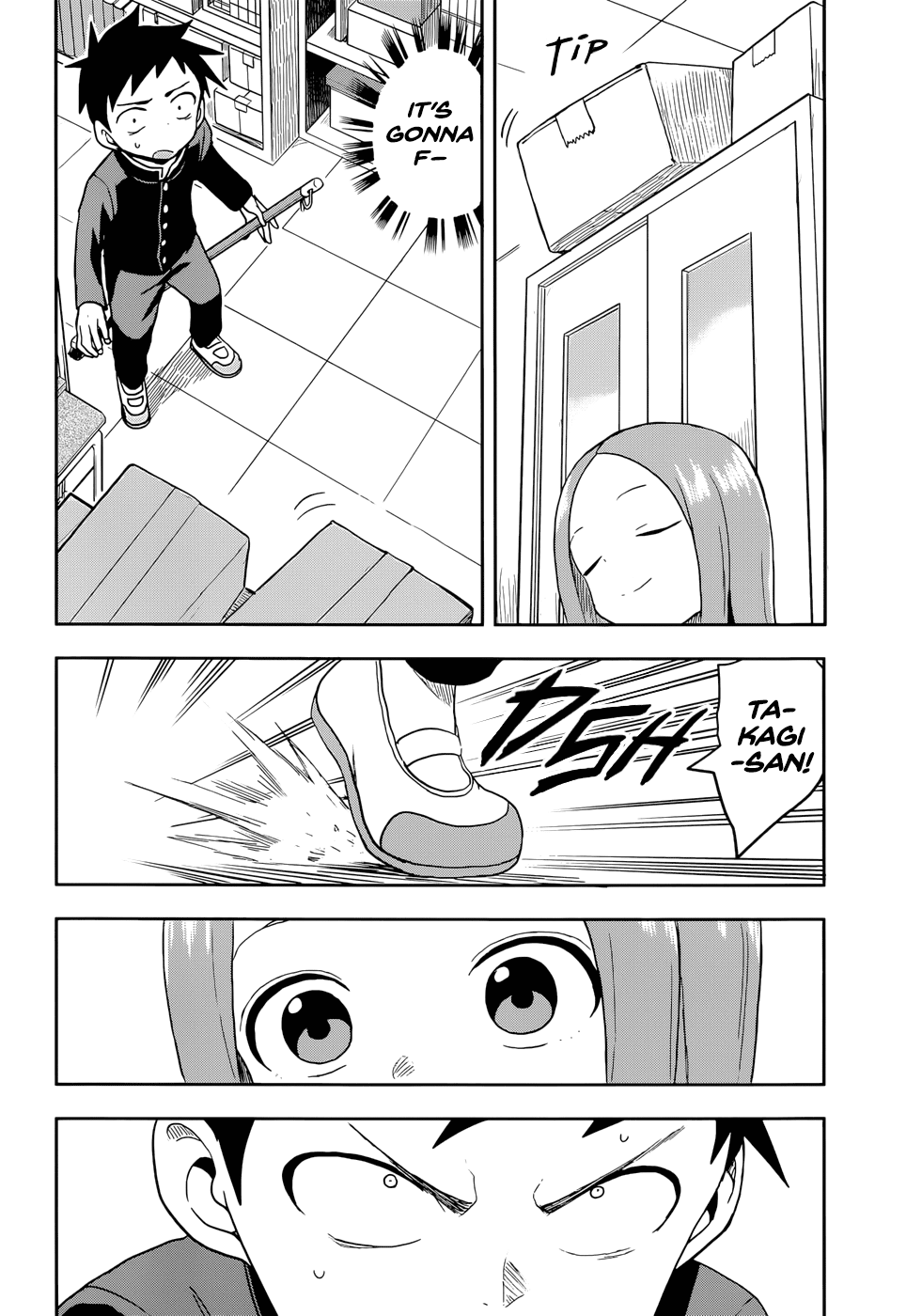 Karakai Jouzu no Takagi-san Chapter 137 page 12 - Chapter 137: Using One's Strength