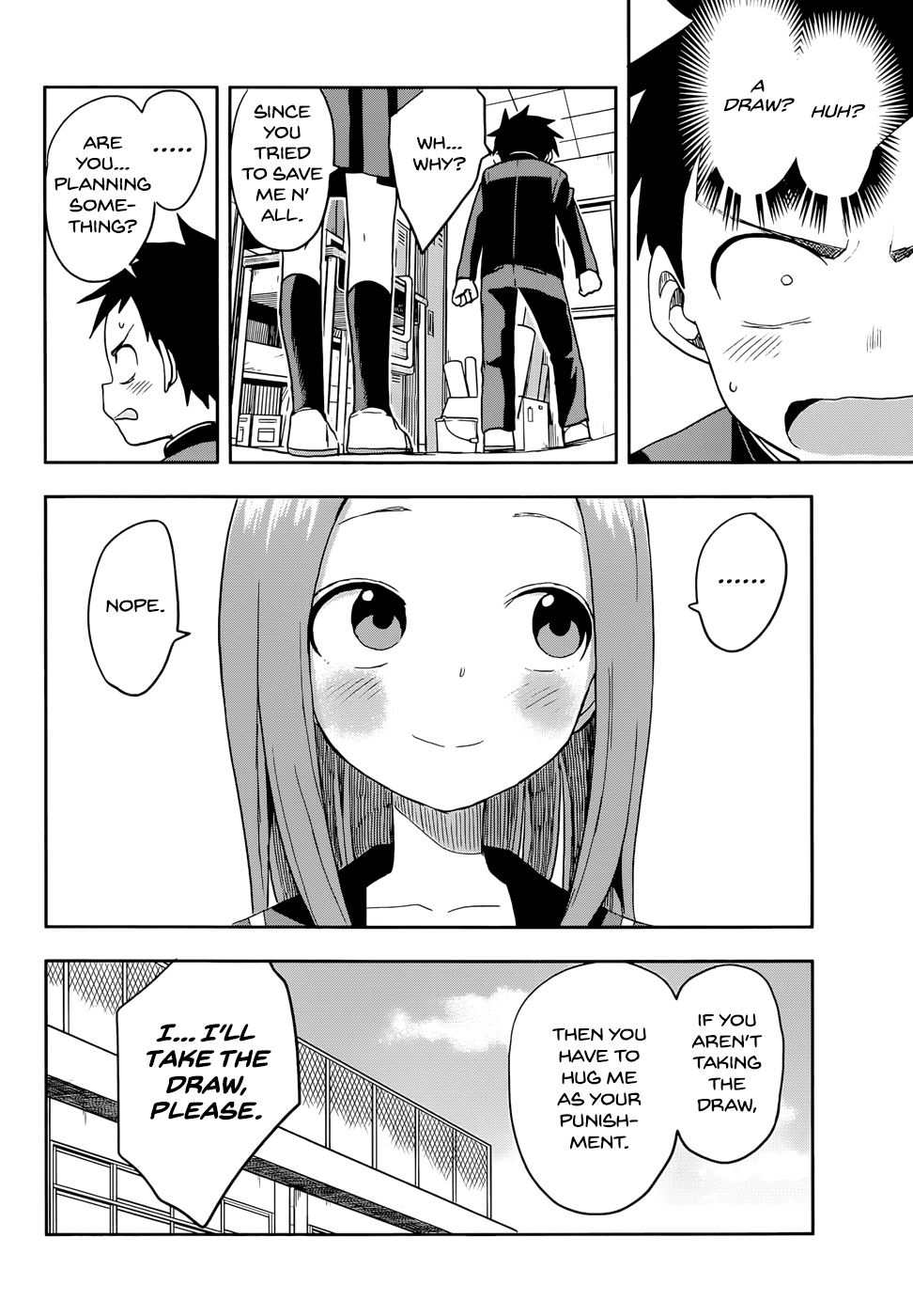 Karakai Jouzu no Takagi-san Chapter 137 page 16 - Chapter 137: Using One's Strength