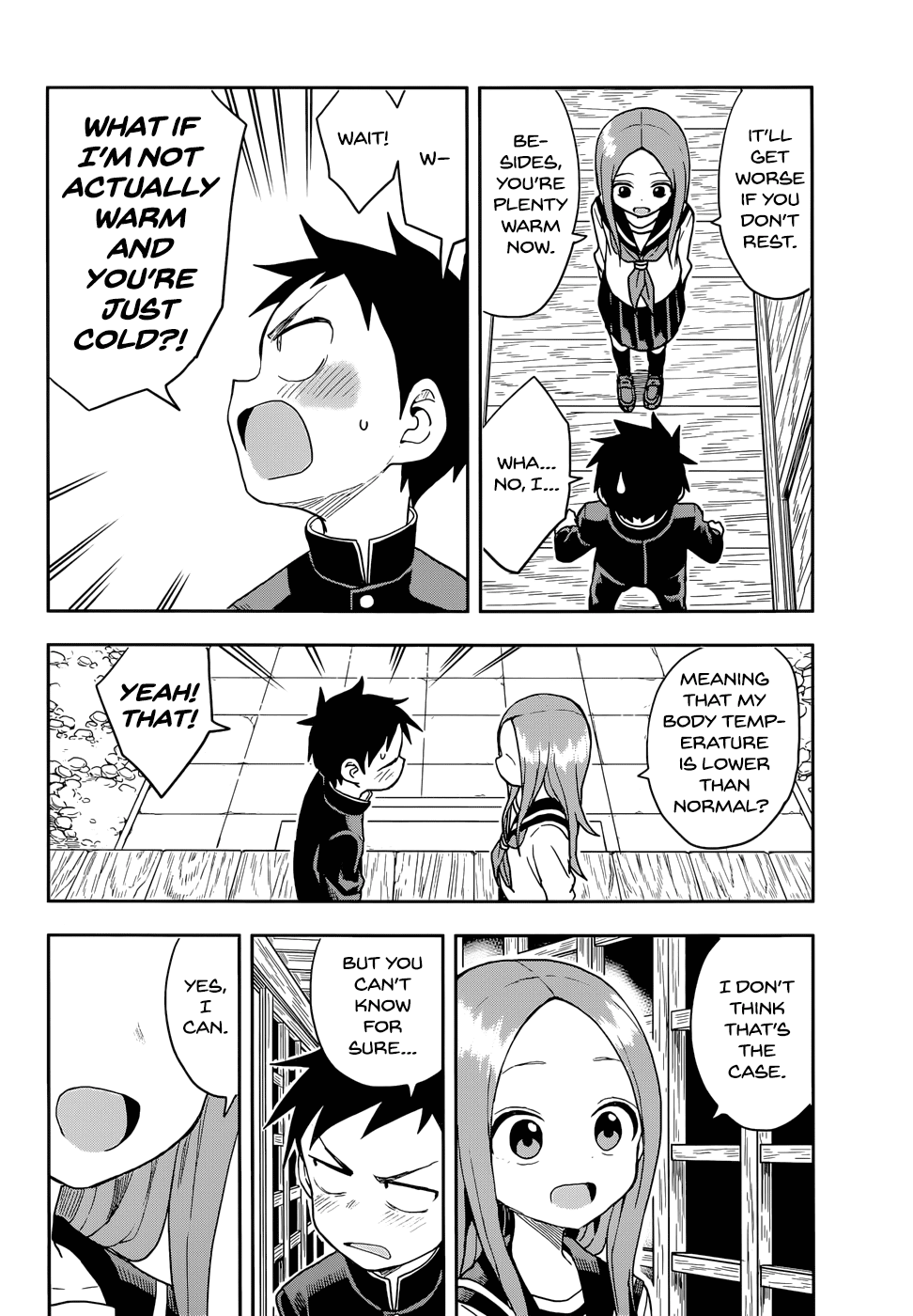 Karakai Jouzu no Takagi-san Chapter 138 page 14 - Chapter 138: Slight Fever