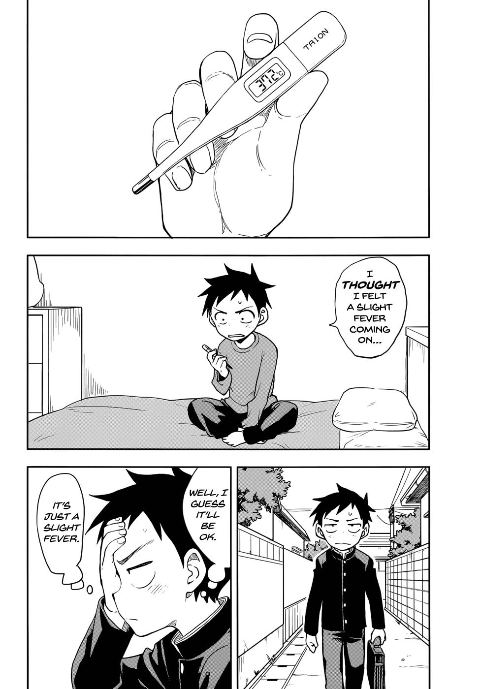 Karakai Jouzu no Takagi-san Chapter 138 page 2 - Chapter 138: Slight Fever