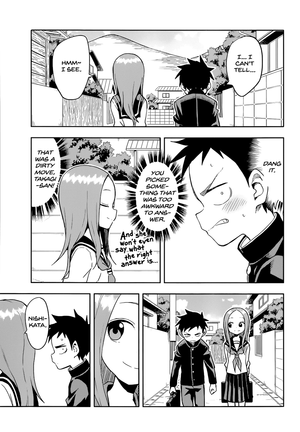 Karakai Jouzu no Takagi-san Chapter 139 page 10 - Chapter 139: Truth or Lie