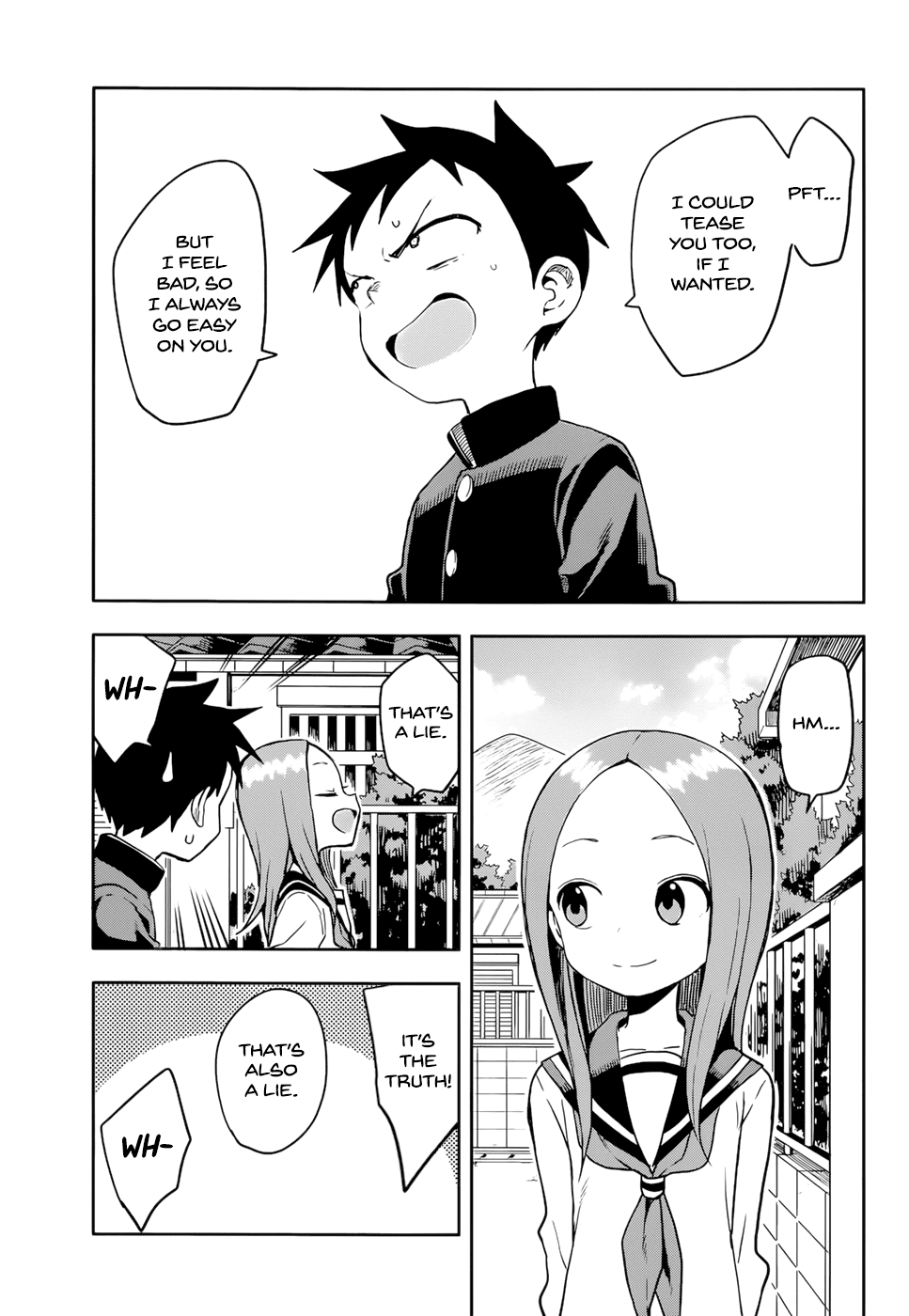 Karakai Jouzu no Takagi-san Chapter 139 page 4 - Chapter 139: Truth or Lie