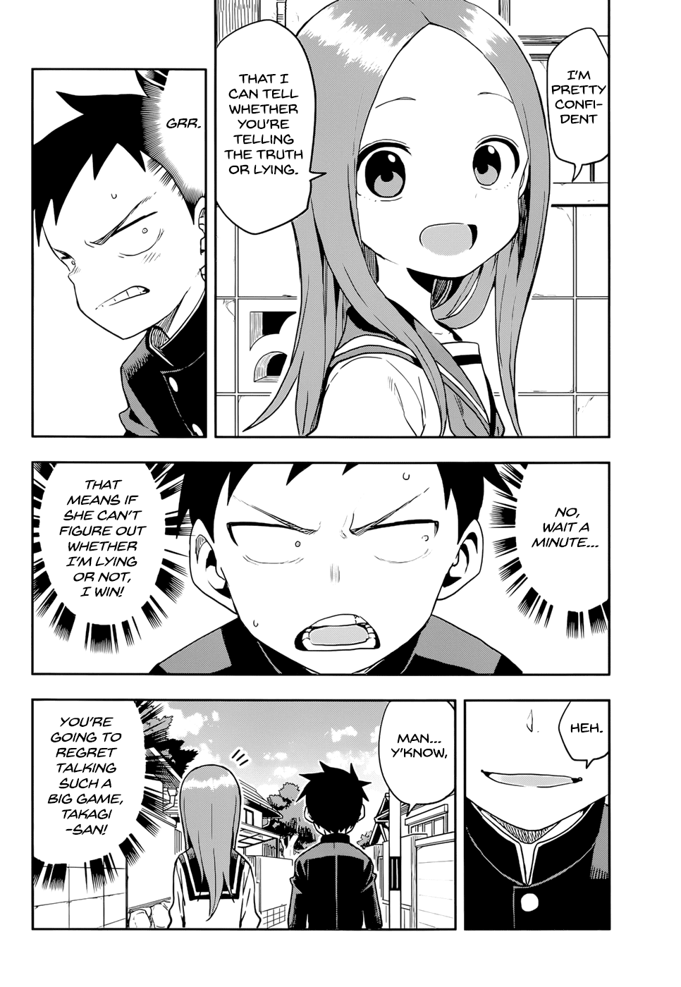 Karakai Jouzu no Takagi-san Chapter 139 page 5 - Chapter 139: Truth or Lie