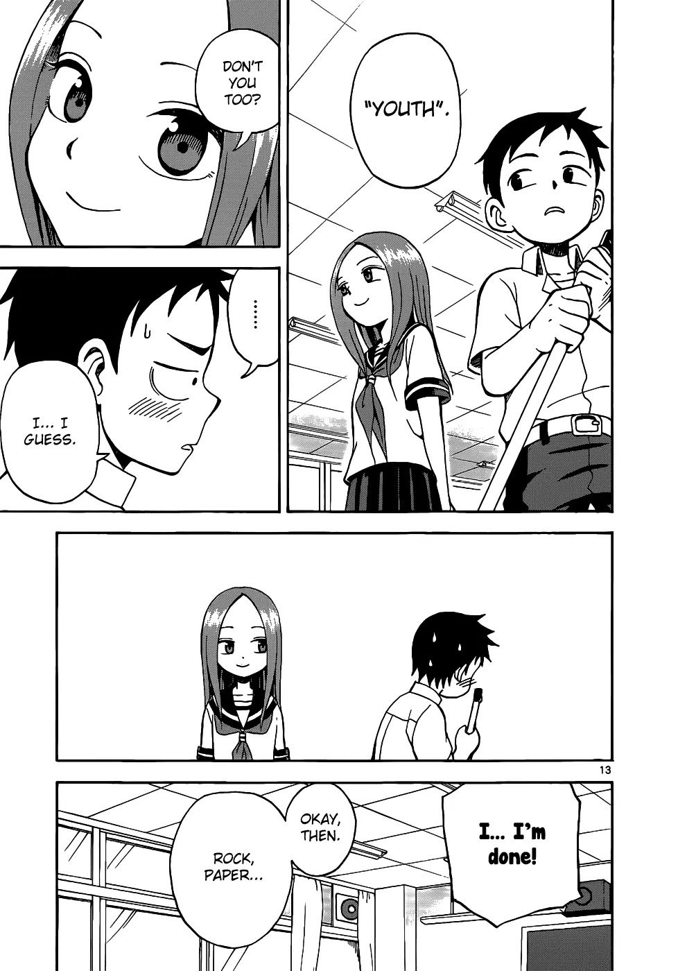 Karakai Jouzu no Takagi-san Chapter 14 page 14 - Chapter 14: Cleaning Duty