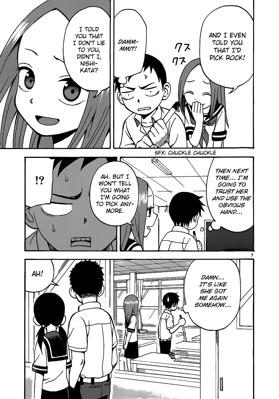 Karakai Jouzu no Takagi-san Chapter 14 page 8 - Chapter 14: Cleaning Duty