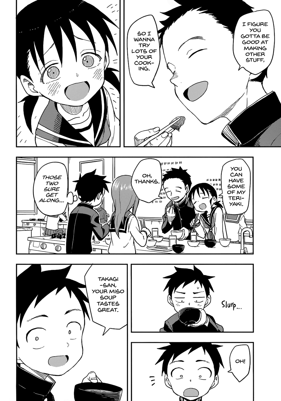 Karakai Jouzu no Takagi-san Chapter 140 page 14 - Chapter 140: Cooking Class