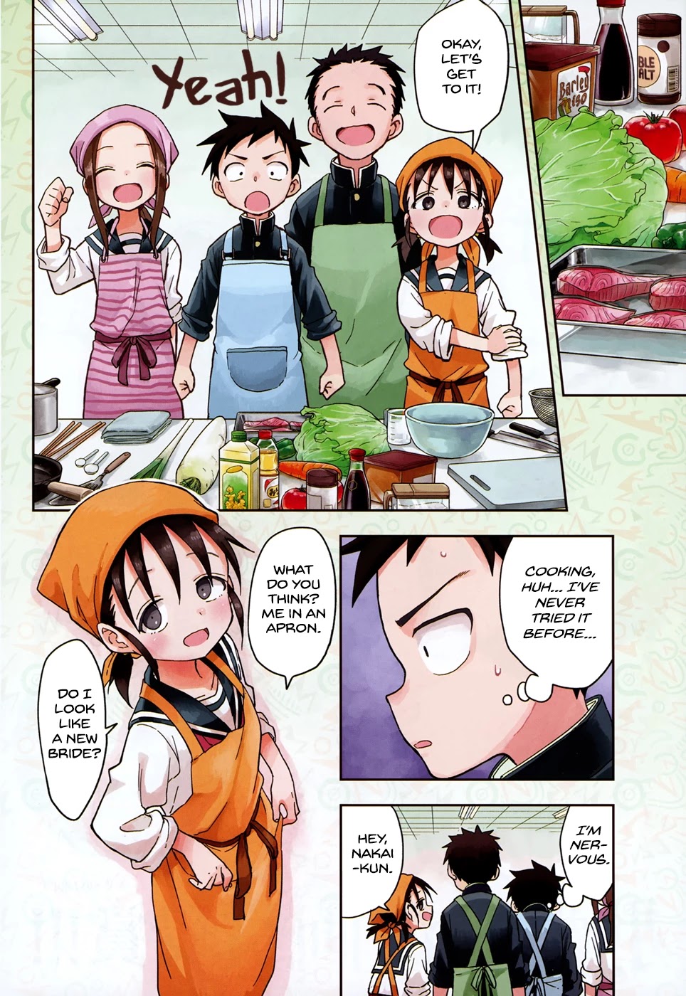 Karakai Jouzu no Takagi-san Chapter 140 page 2 - Chapter 140: Cooking Class