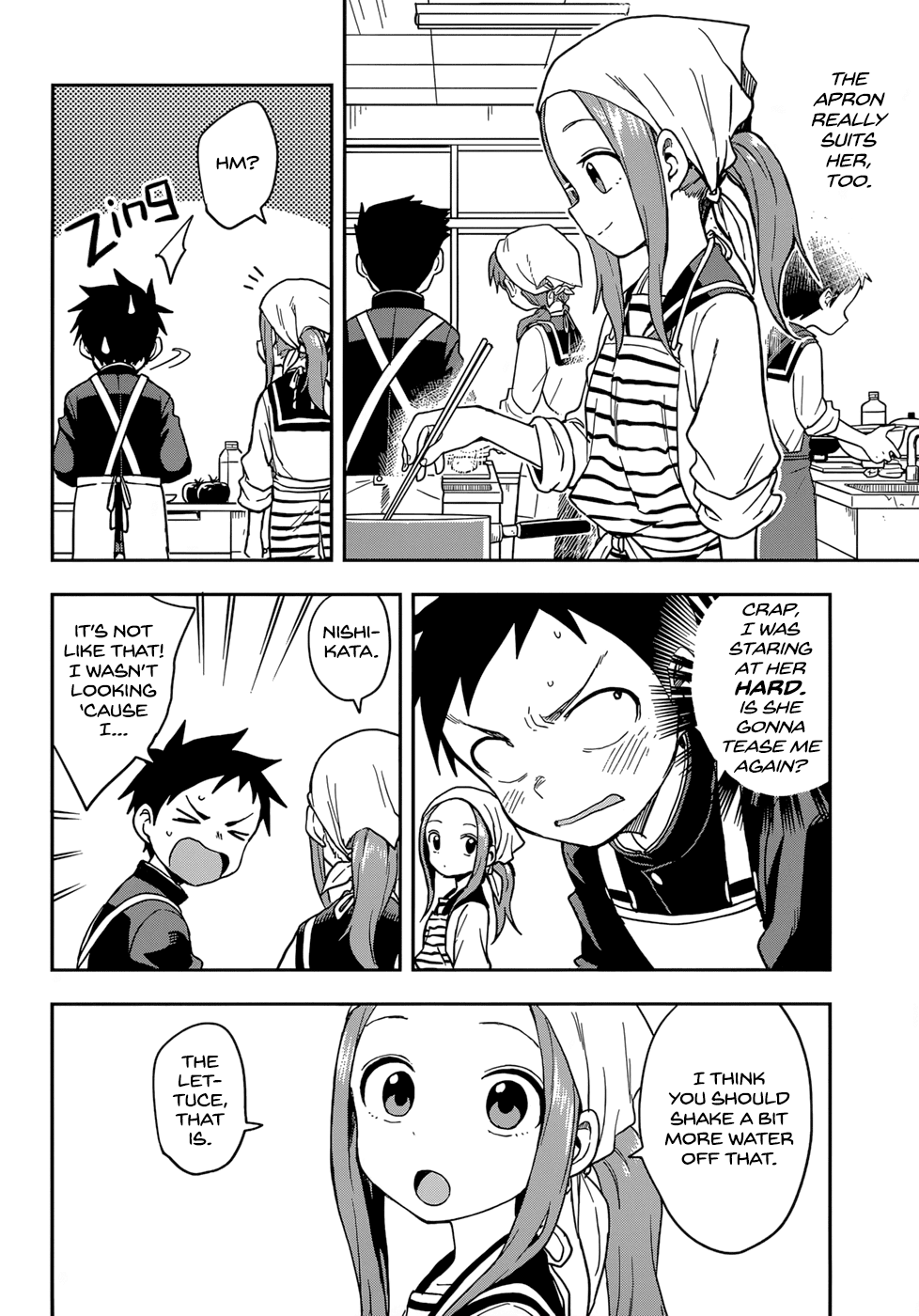 Karakai Jouzu no Takagi-san Chapter 140 page 6 - Chapter 140: Cooking Class