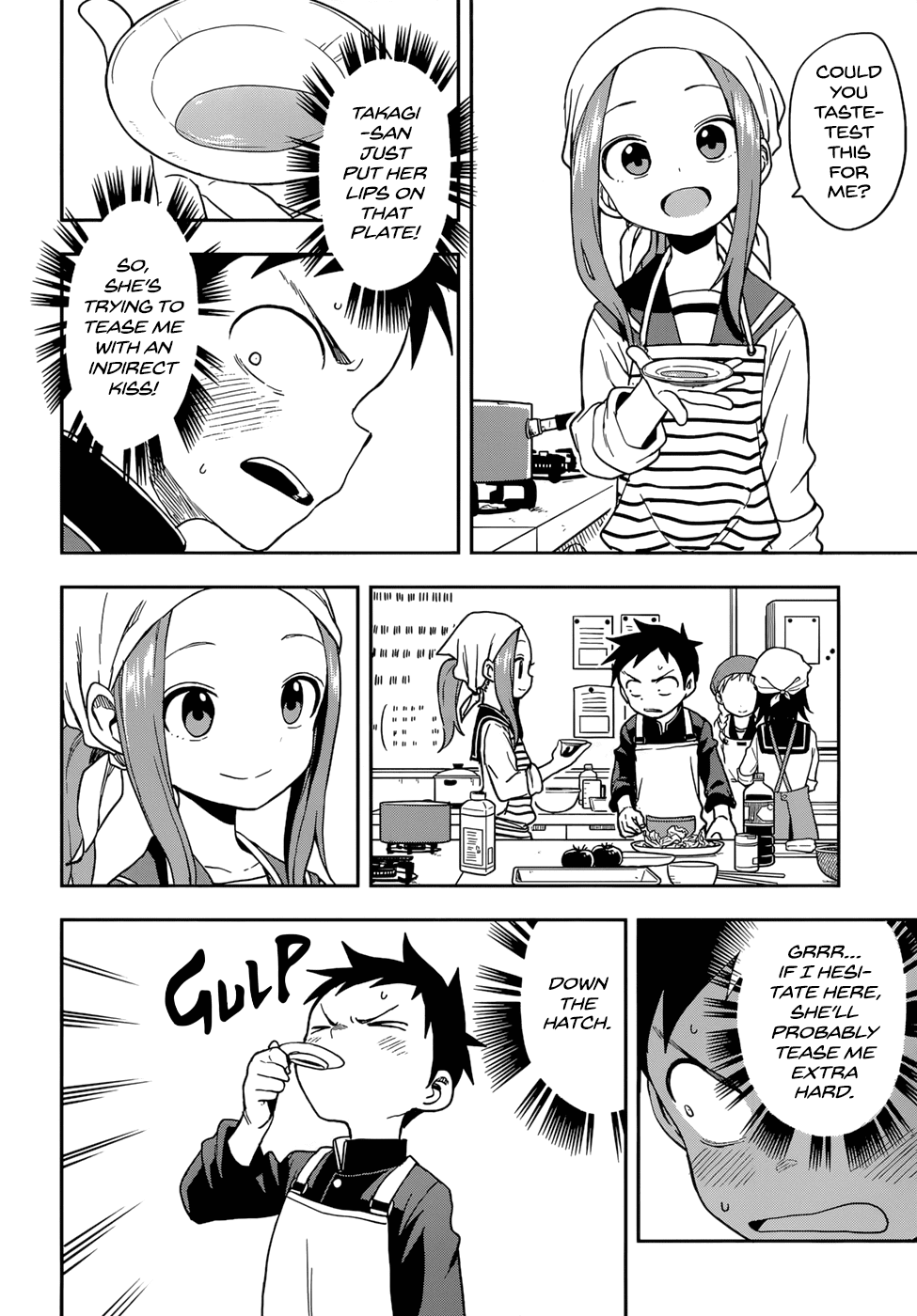 Karakai Jouzu no Takagi-san Chapter 140 page 8 - Chapter 140: Cooking Class