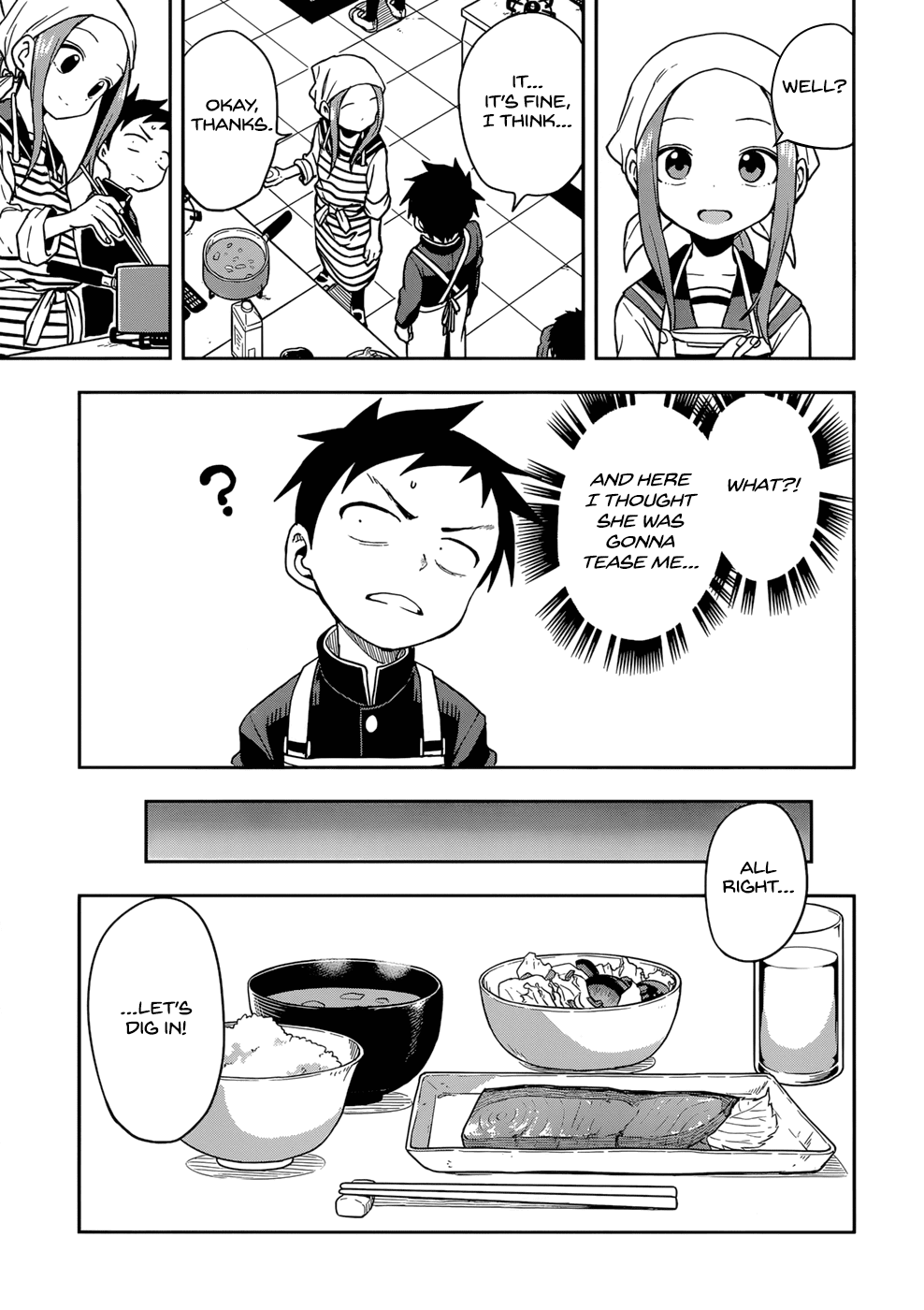 Karakai Jouzu no Takagi-san Chapter 140 page 9 - Chapter 140: Cooking Class