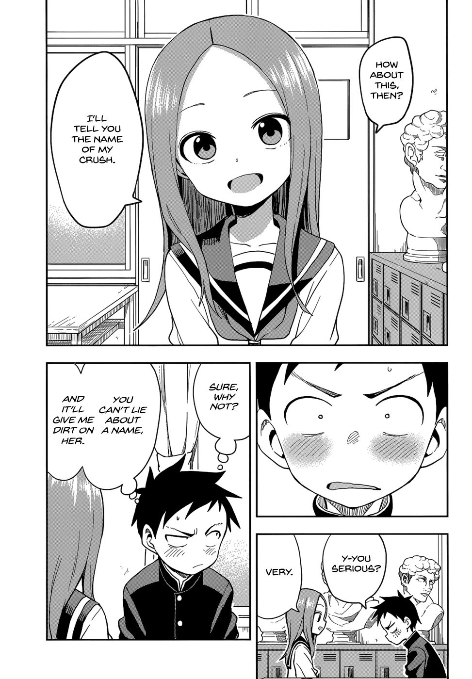 Karakai Jouzu no Takagi-san Chapter 141 page 11 - Chapter 141: Moving Classrooms