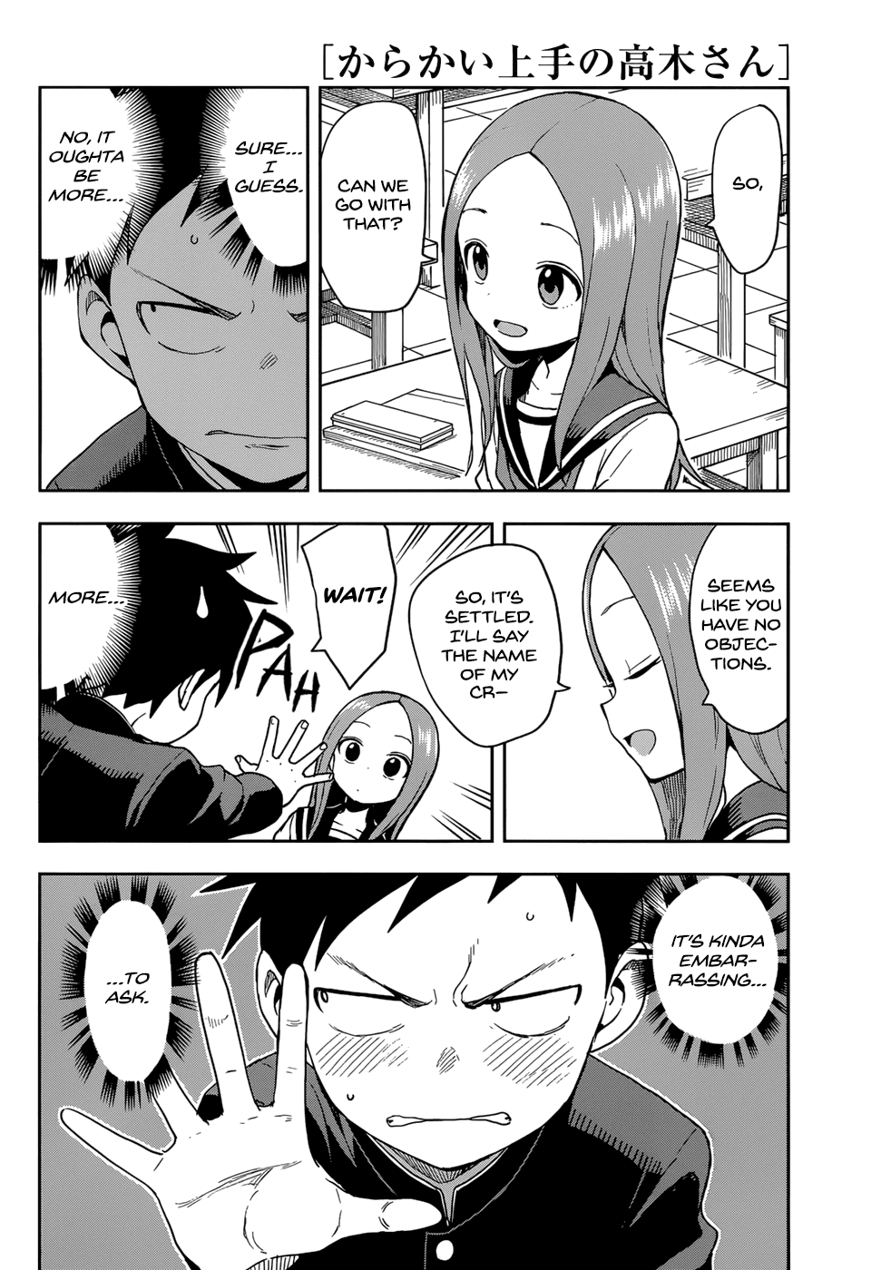 Karakai Jouzu no Takagi-san Chapter 141 page 12 - Chapter 141: Moving Classrooms