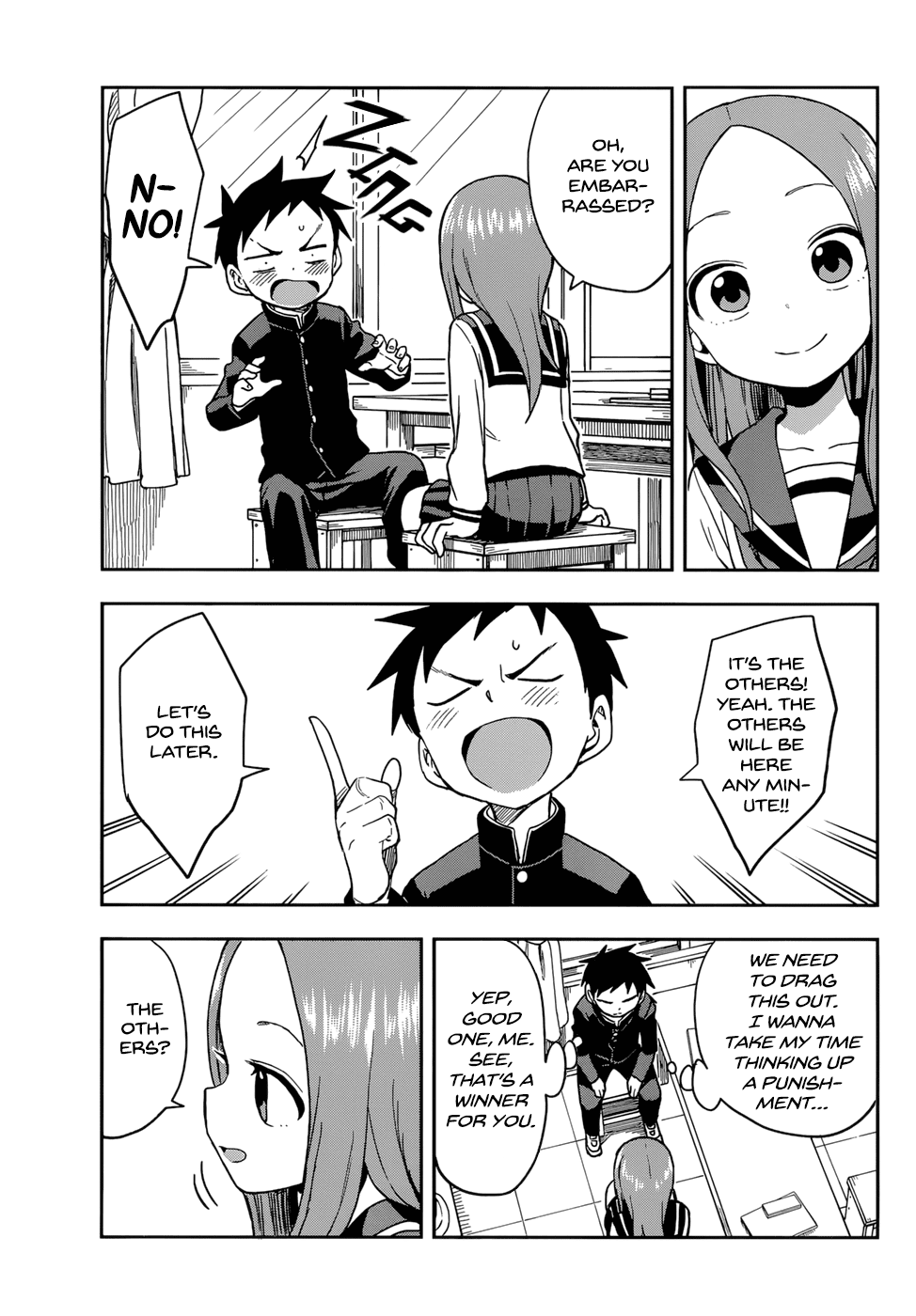 Karakai Jouzu no Takagi-san Chapter 141 page 13 - Chapter 141: Moving Classrooms