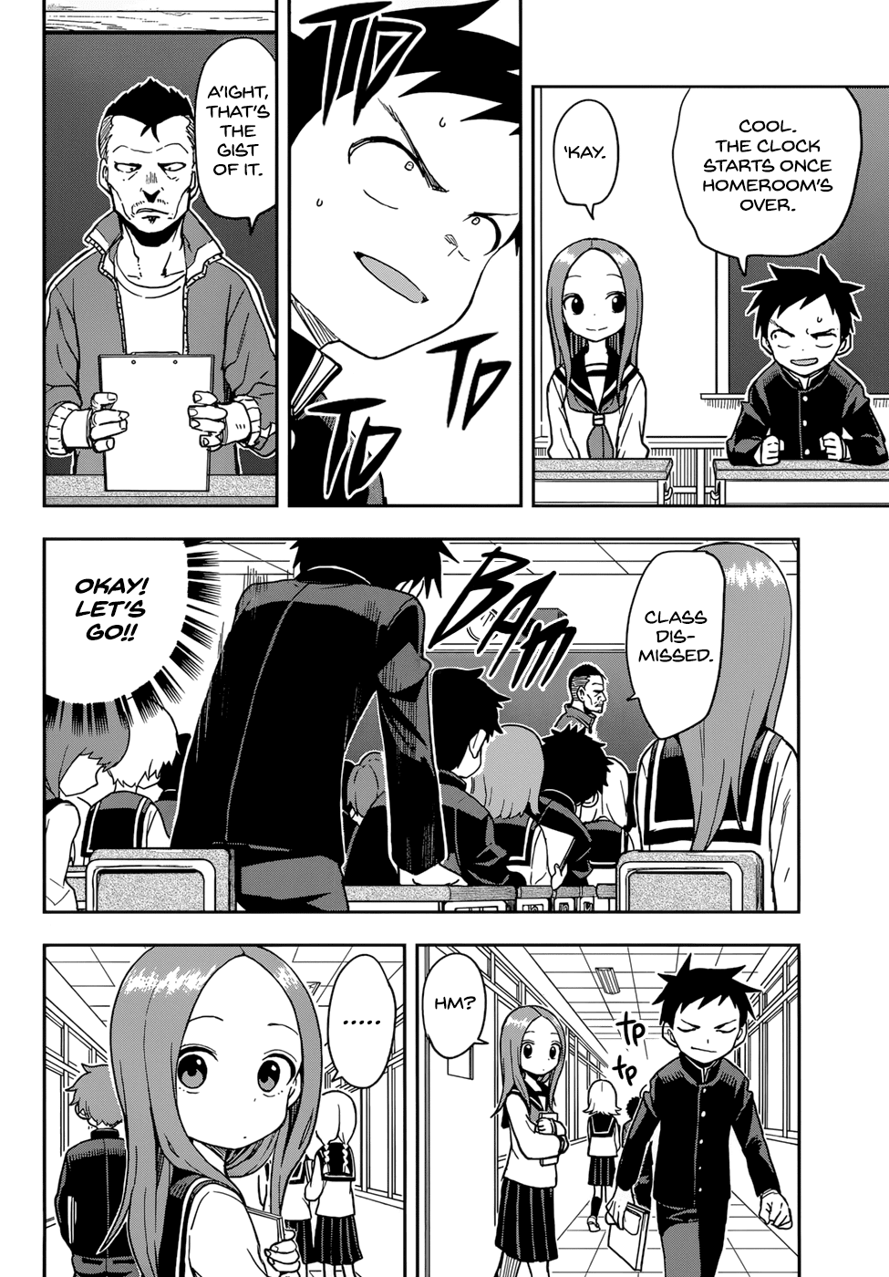 Karakai Jouzu no Takagi-san Chapter 141 page 4 - Chapter 141: Moving Classrooms