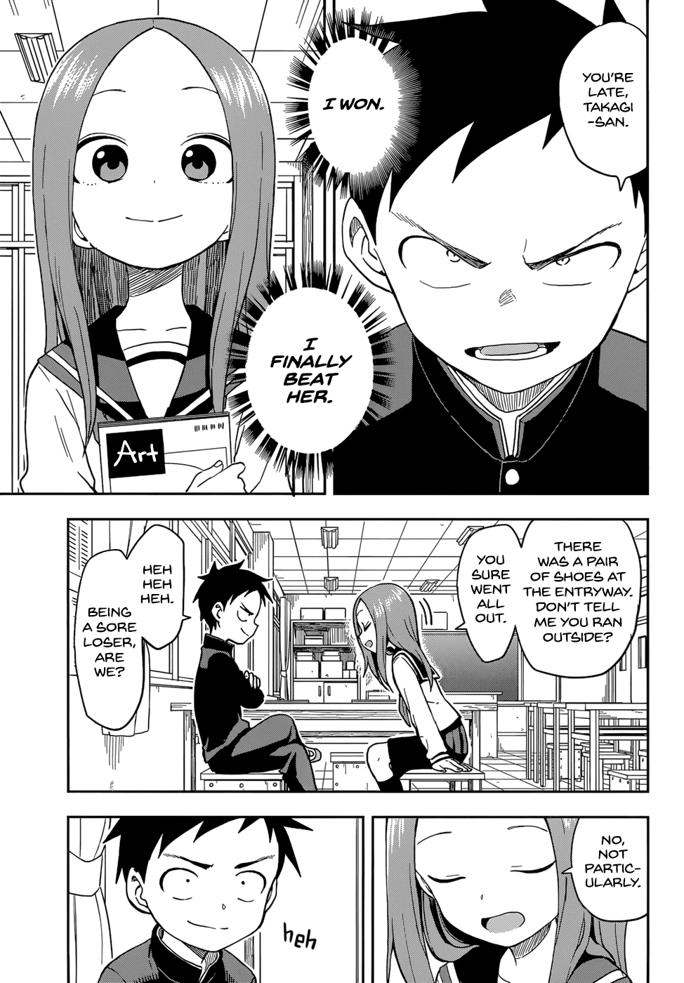 Karakai Jouzu no Takagi-san Chapter 141 page 7 - Chapter 141: Moving Classrooms