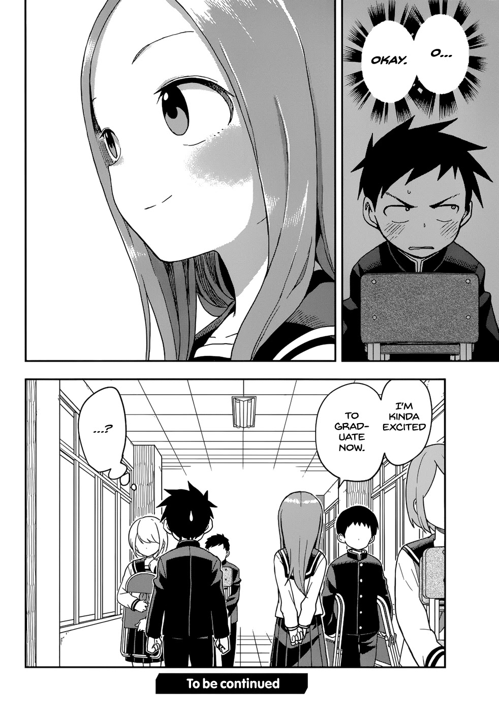 Karakai Jouzu no Takagi-san Chapter 142 page 16 - Chapter 142: Graduation Ceremony