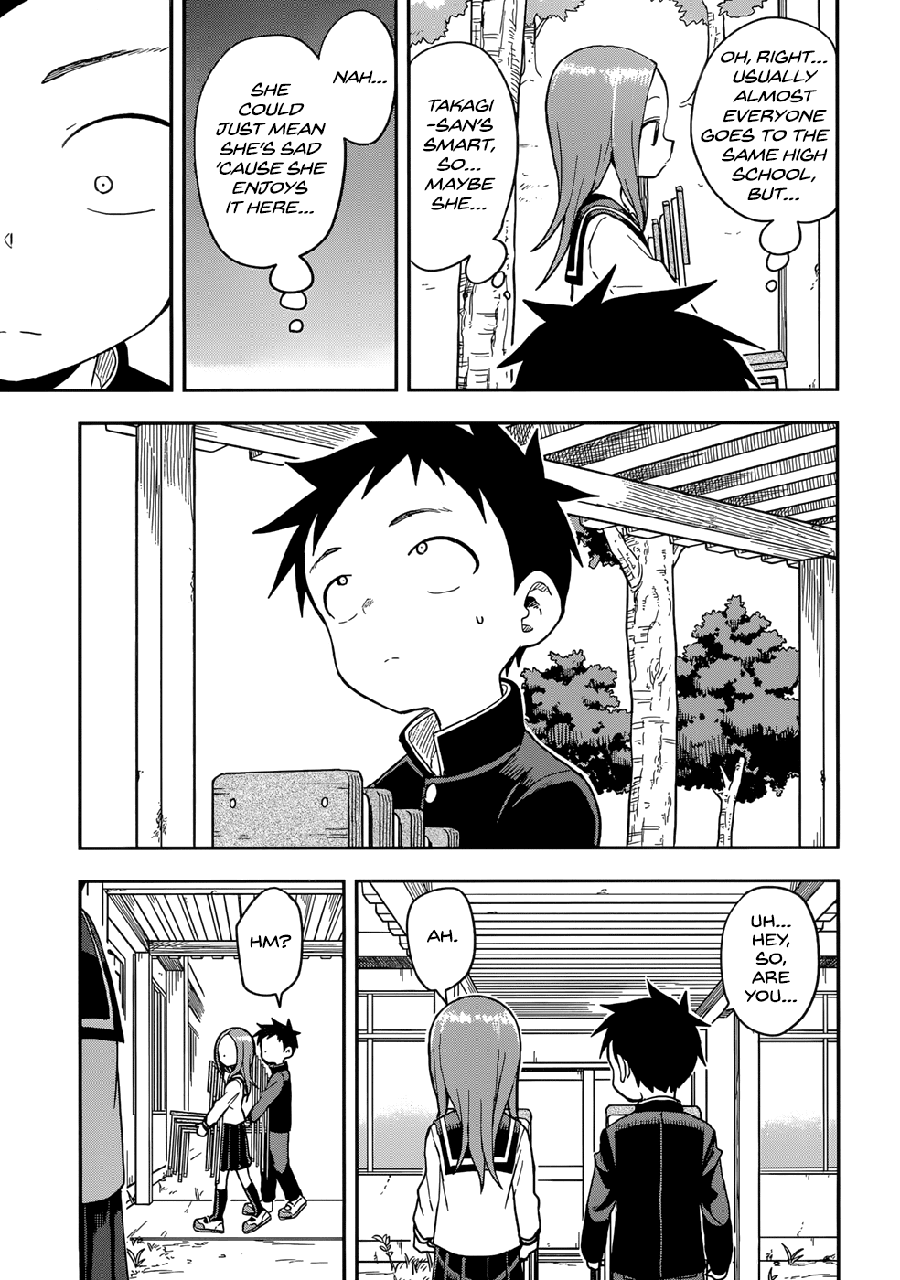 Karakai Jouzu no Takagi-san Chapter 142 page 7 - Chapter 142: Graduation Ceremony