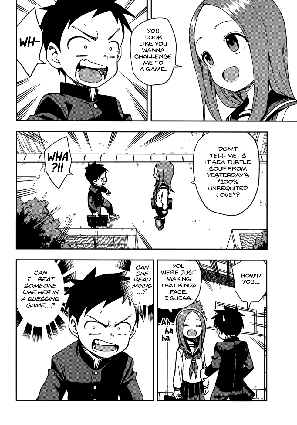 Karakai Jouzu no Takagi-san Chapter 143 page 4 - Chapter 143: Deduction Game