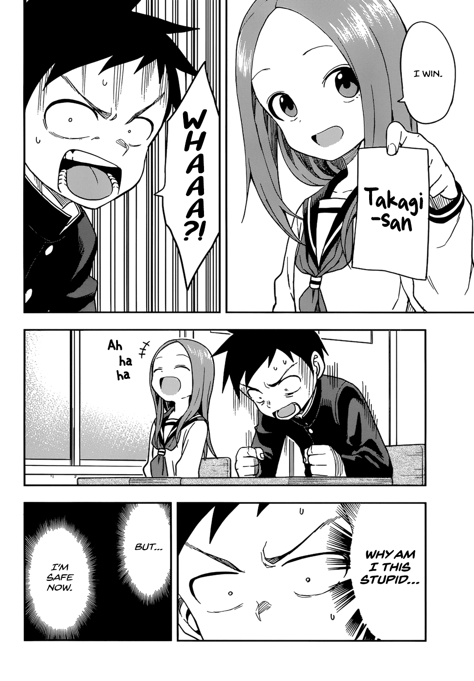 Karakai Jouzu no Takagi-san Chapter 144 page 14 - Chapter 144: Banned-Word Game