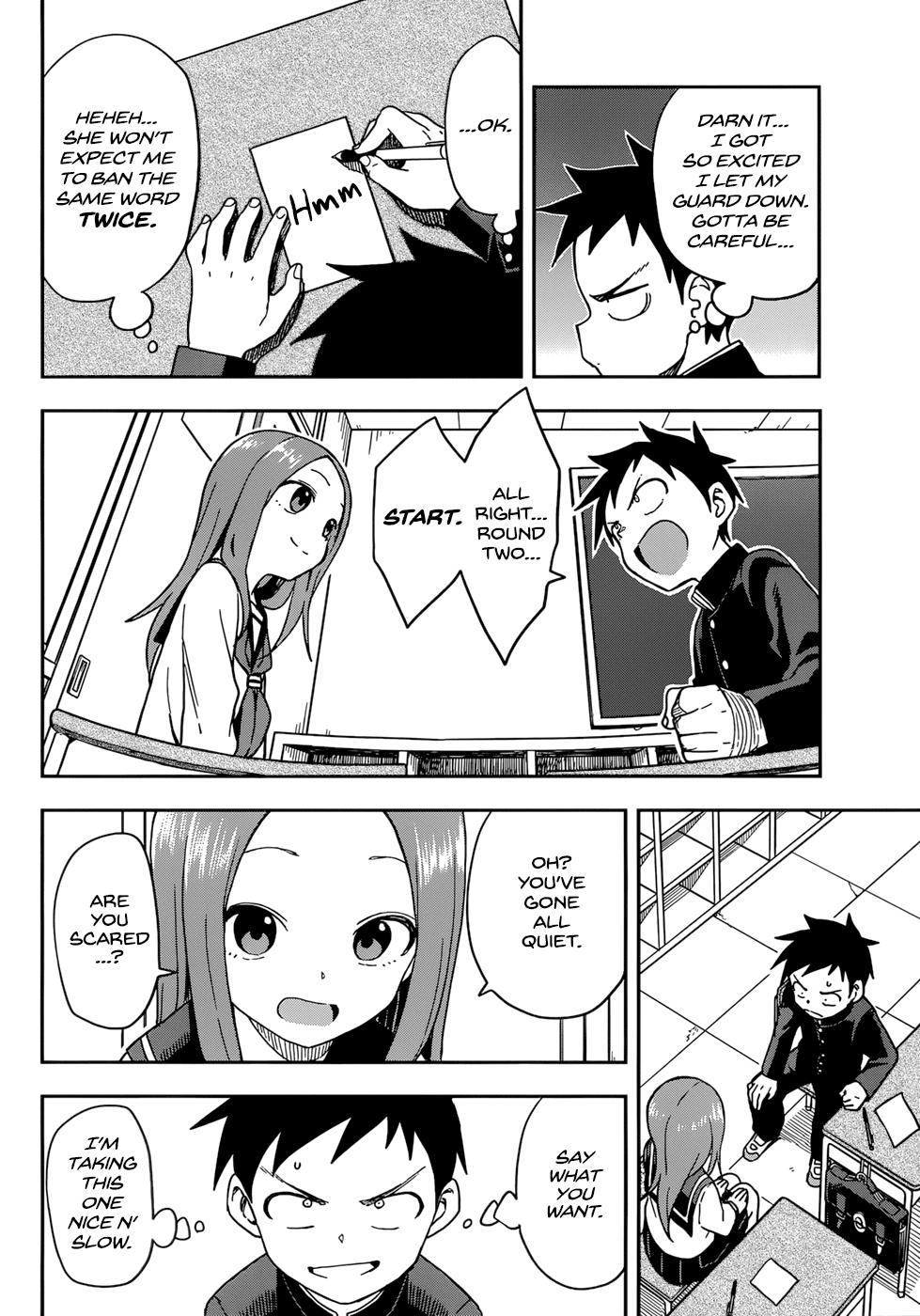 Karakai Jouzu no Takagi-san Chapter 144 page 6 - Chapter 144: Banned-Word Game