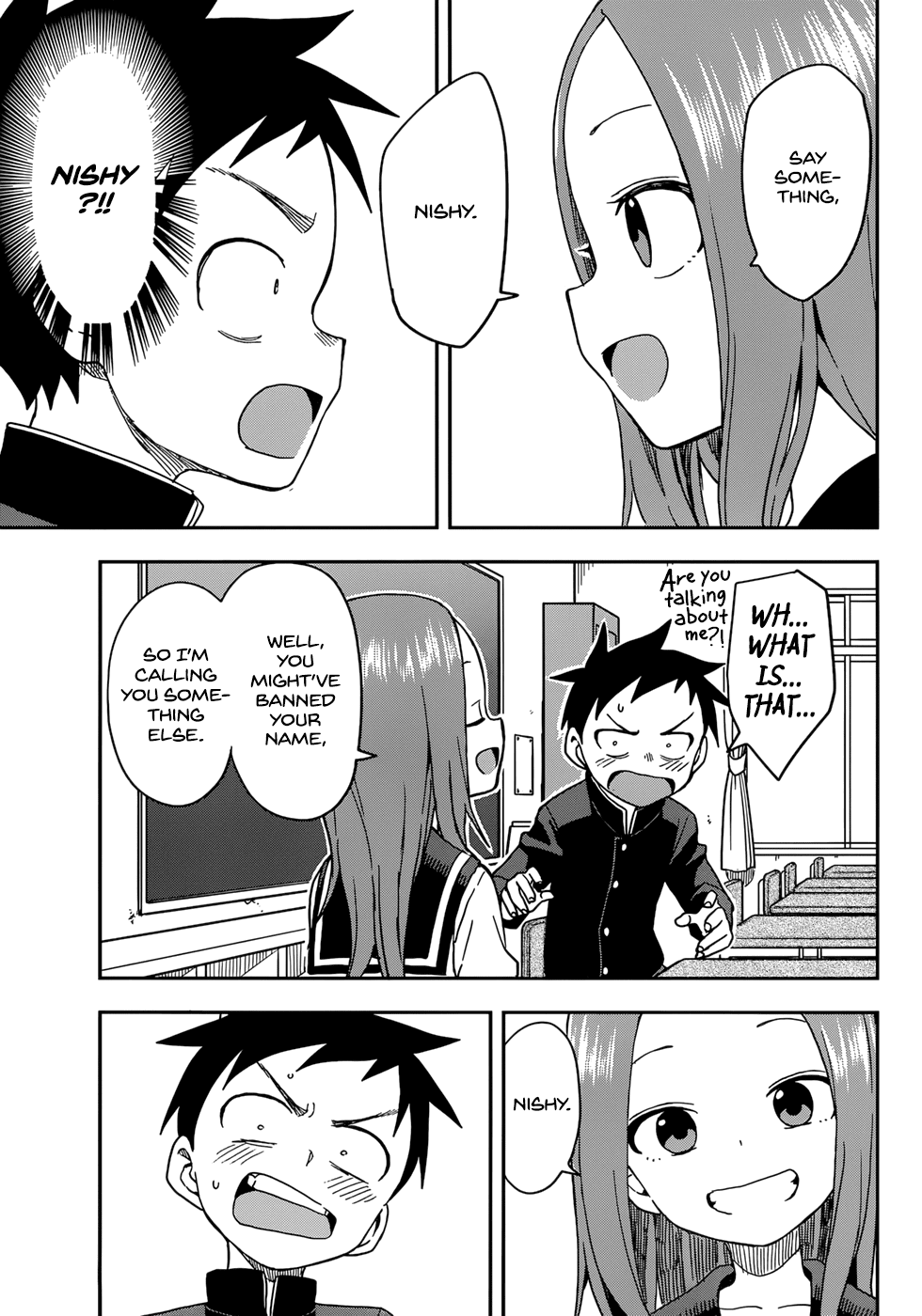 Karakai Jouzu no Takagi-san Chapter 144 page 7 - Chapter 144: Banned-Word Game