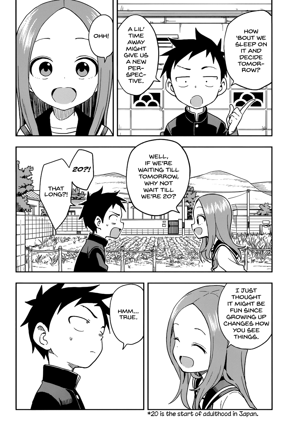 Karakai Jouzu no Takagi-san Chapter 145 page 10 - Chapter 145: Time Capsule