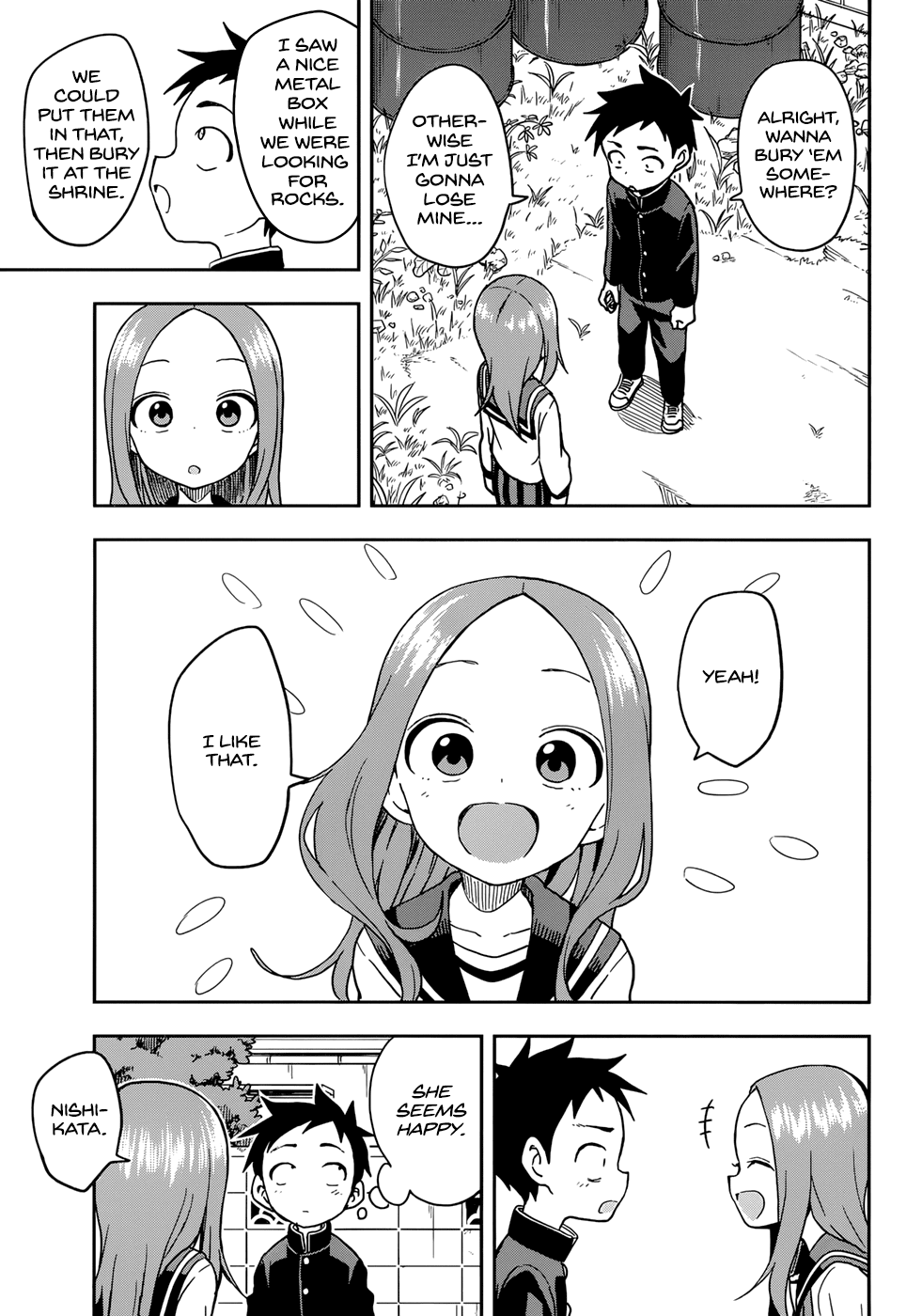 Karakai Jouzu no Takagi-san Chapter 145 page 11 - Chapter 145: Time Capsule