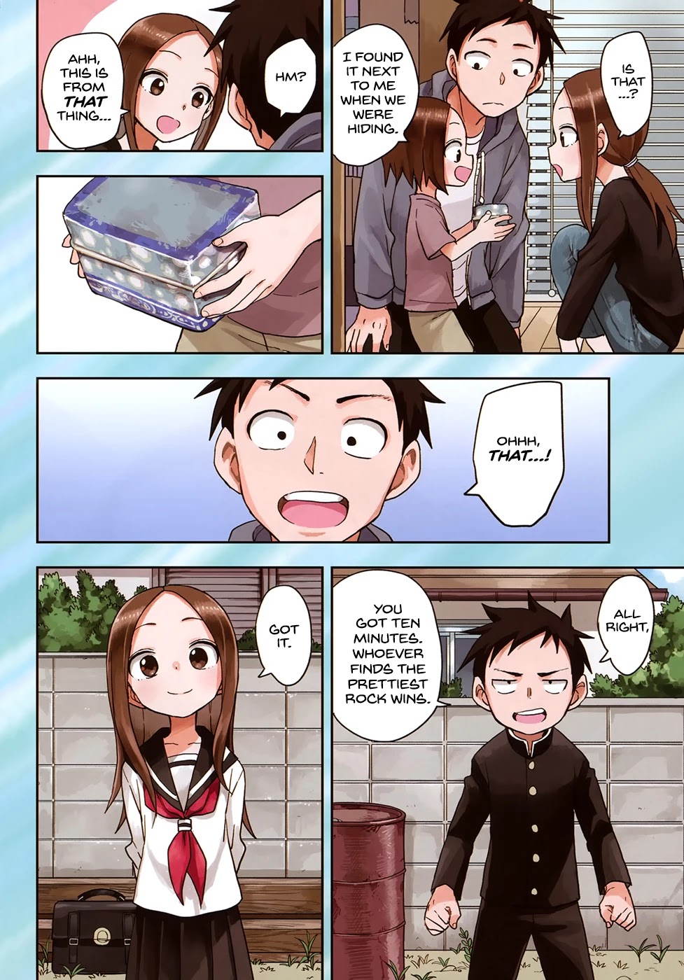 Karakai Jouzu no Takagi-san Chapter 145 page 4 - Chapter 145: Time Capsule