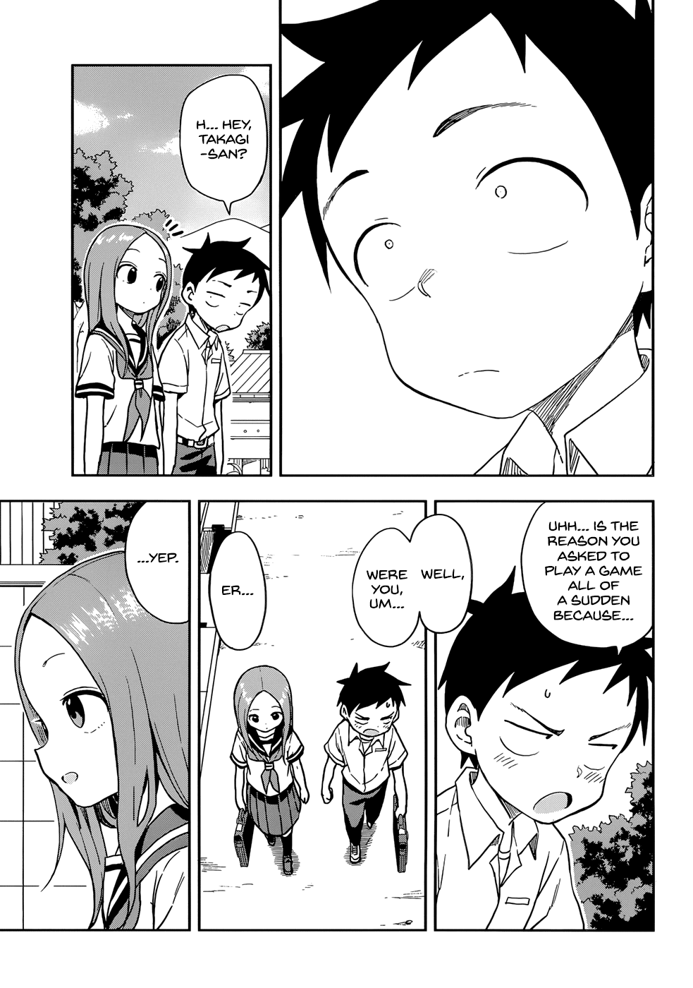 Karakai Jouzu no Takagi-san Chapter 147 page 13 - Chapter 147: Thoughtfulness
