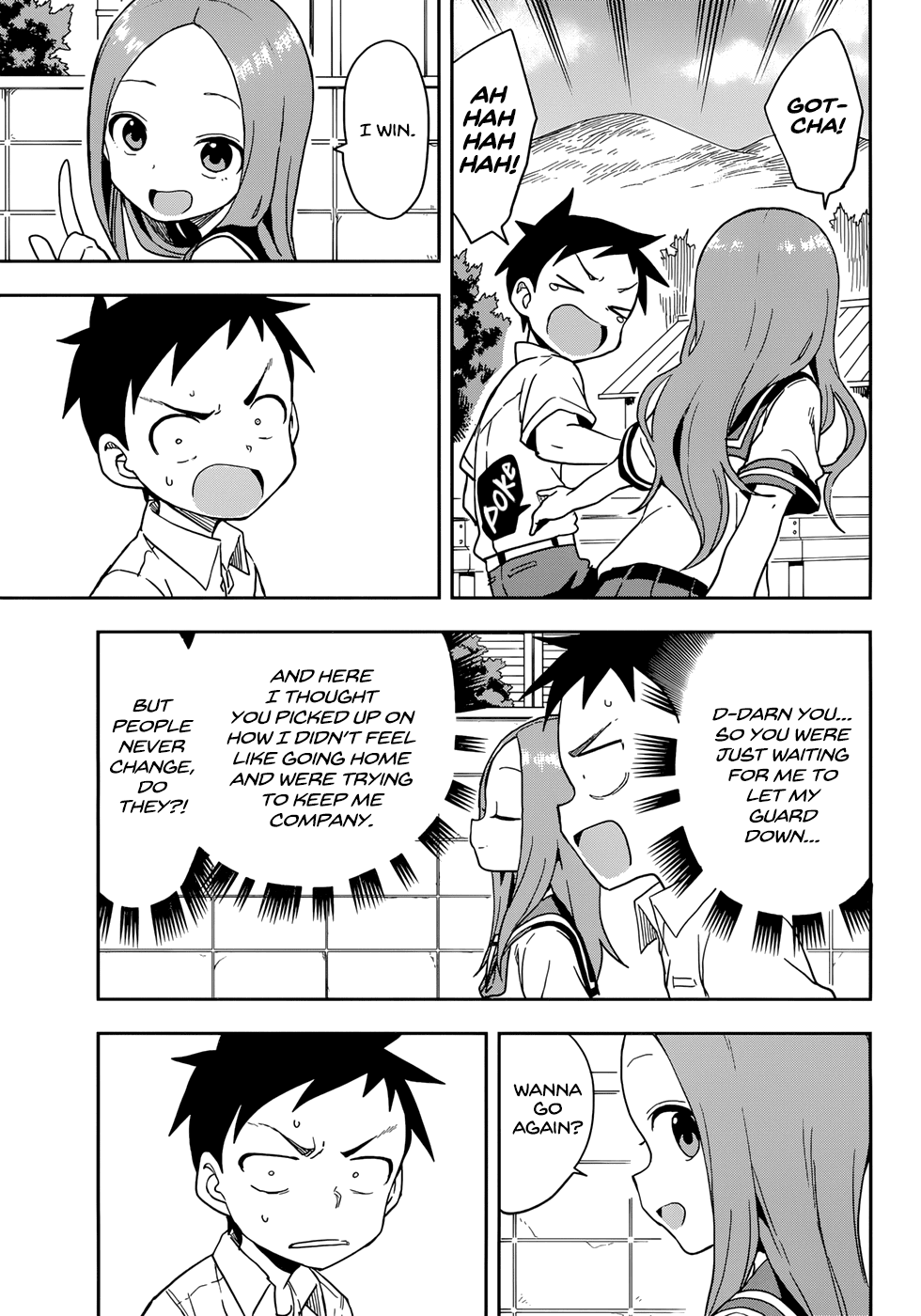 Karakai Jouzu no Takagi-san Chapter 147 page 15 - Chapter 147: Thoughtfulness