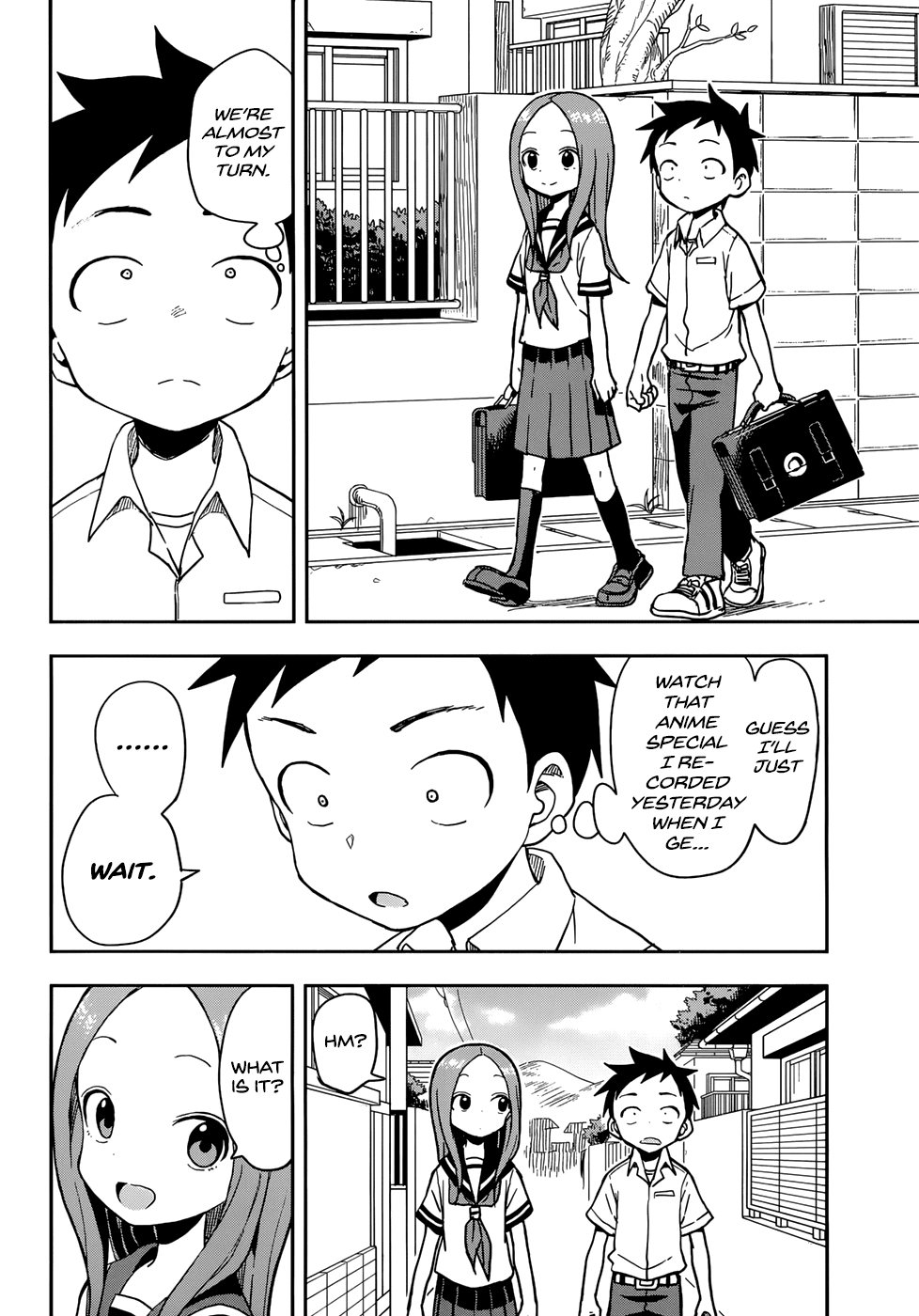 Karakai Jouzu no Takagi-san Chapter 147 page 2 - Chapter 147: Thoughtfulness