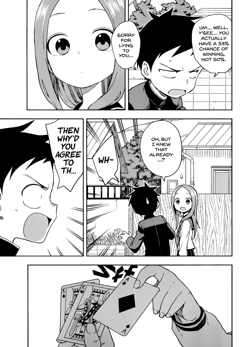 Karakai Jouzu no Takagi-san Chapter 148 page 11 - Chapter 148: Sincerity
