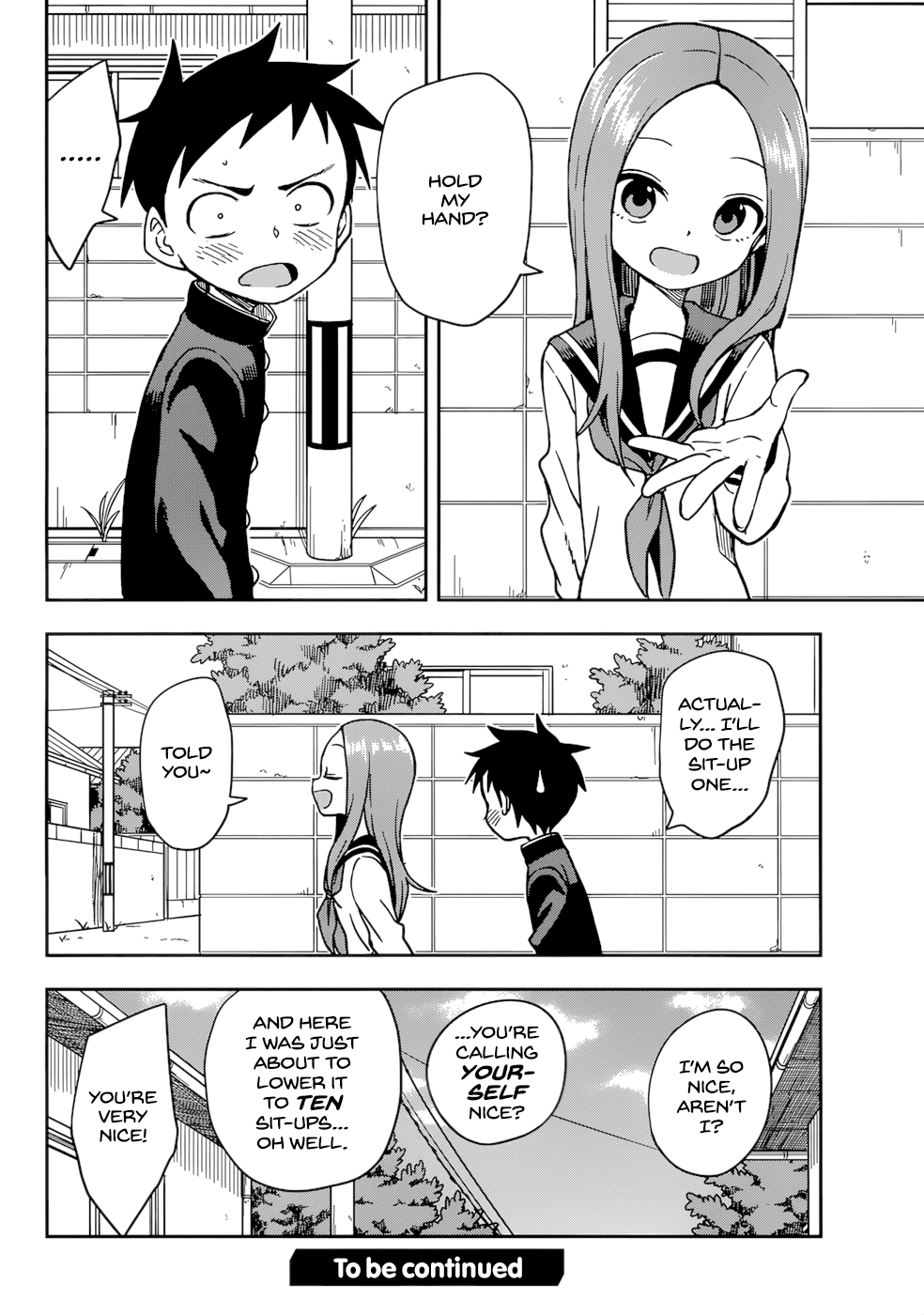 Karakai Jouzu no Takagi-san Chapter 148 page 16 - Chapter 148: Sincerity