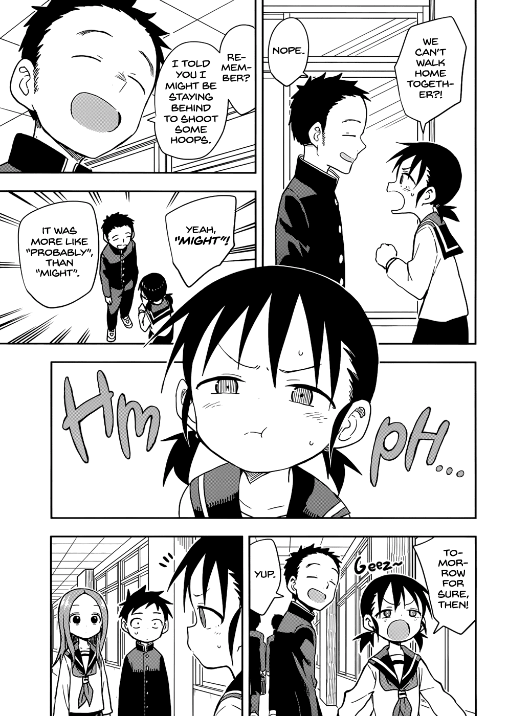 Karakai Jouzu no Takagi-san Chapter 148 page 3 - Chapter 148: Sincerity