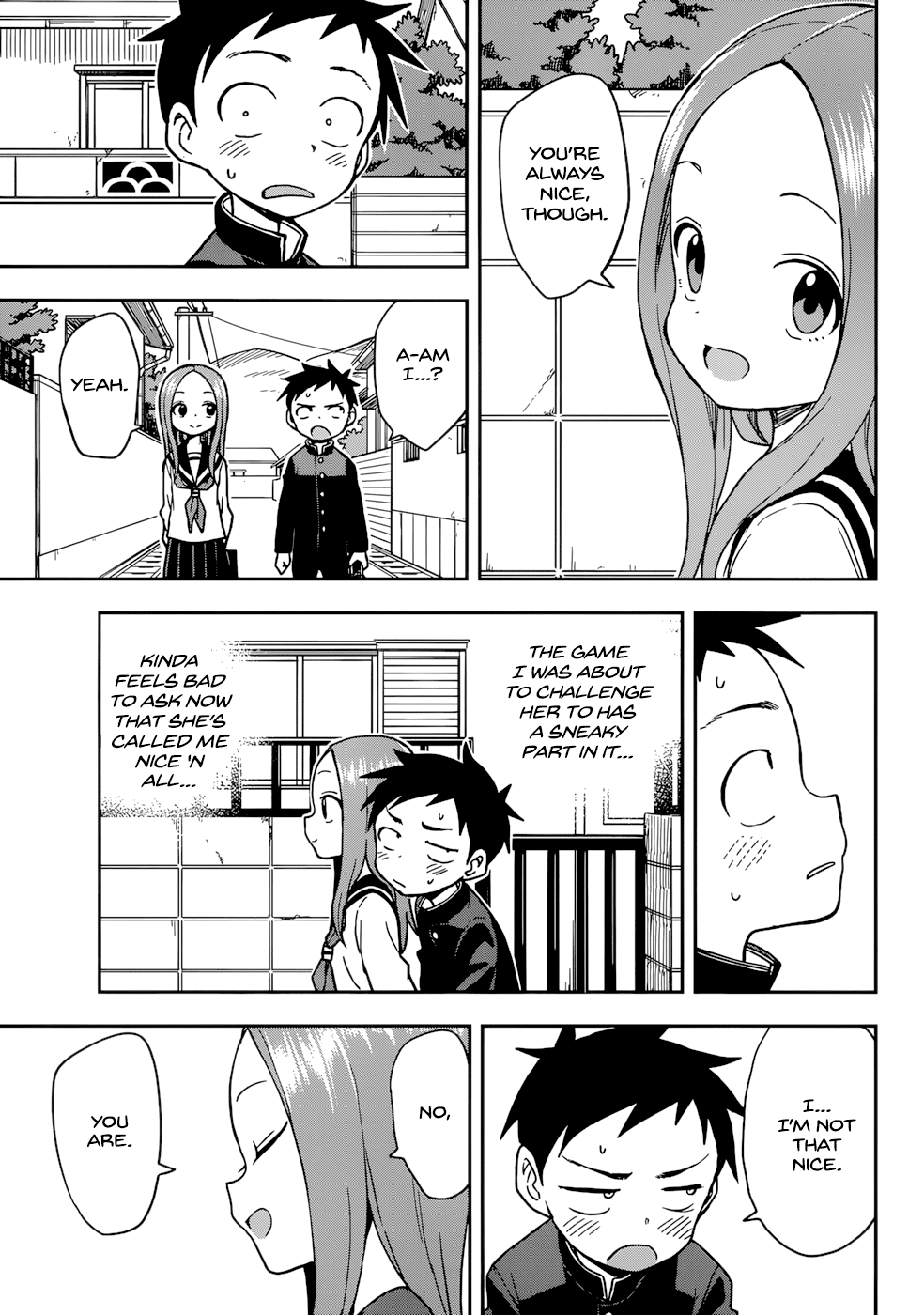 Karakai Jouzu no Takagi-san Chapter 148 page 5 - Chapter 148: Sincerity
