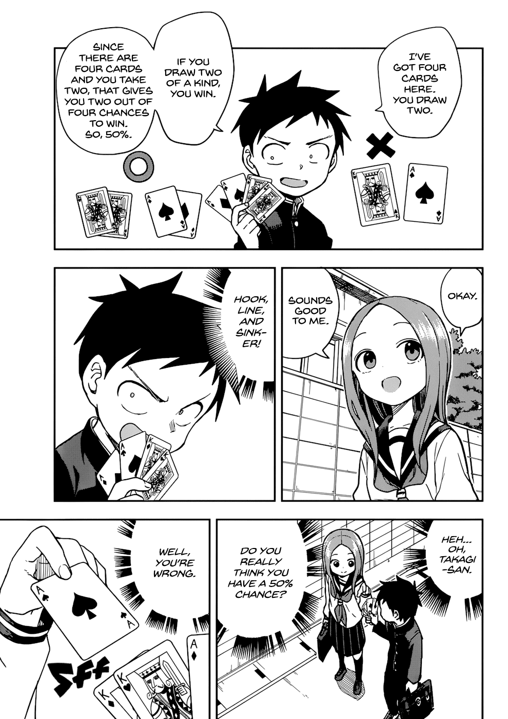 Karakai Jouzu no Takagi-san Chapter 148 page 7 - Chapter 148: Sincerity