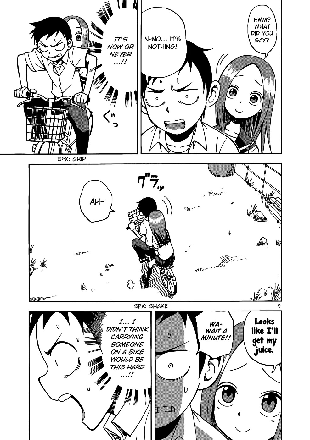 Karakai Jouzu no Takagi-san Chapter 15 page 10 - Chapter 15: Riding Together