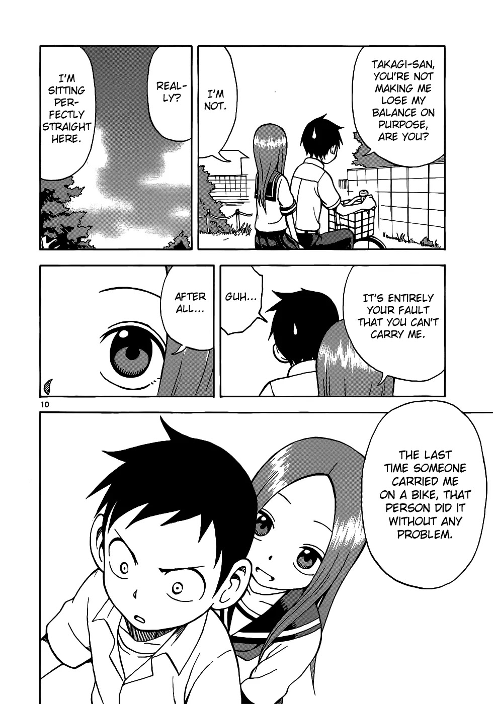 Karakai Jouzu no Takagi-san Chapter 15 page 11 - Chapter 15: Riding Together