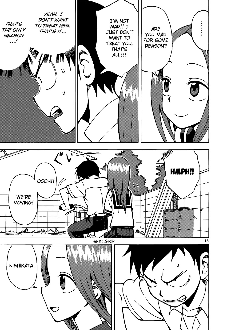 Karakai Jouzu no Takagi-san Chapter 15 page 14 - Chapter 15: Riding Together