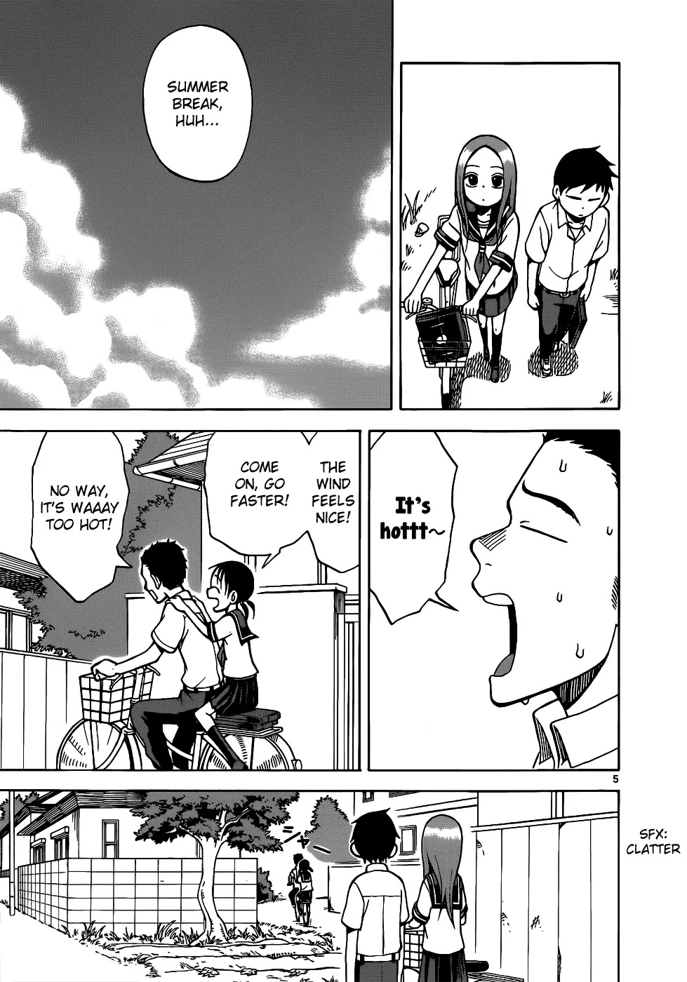 Karakai Jouzu no Takagi-san Chapter 15 page 6 - Chapter 15: Riding Together