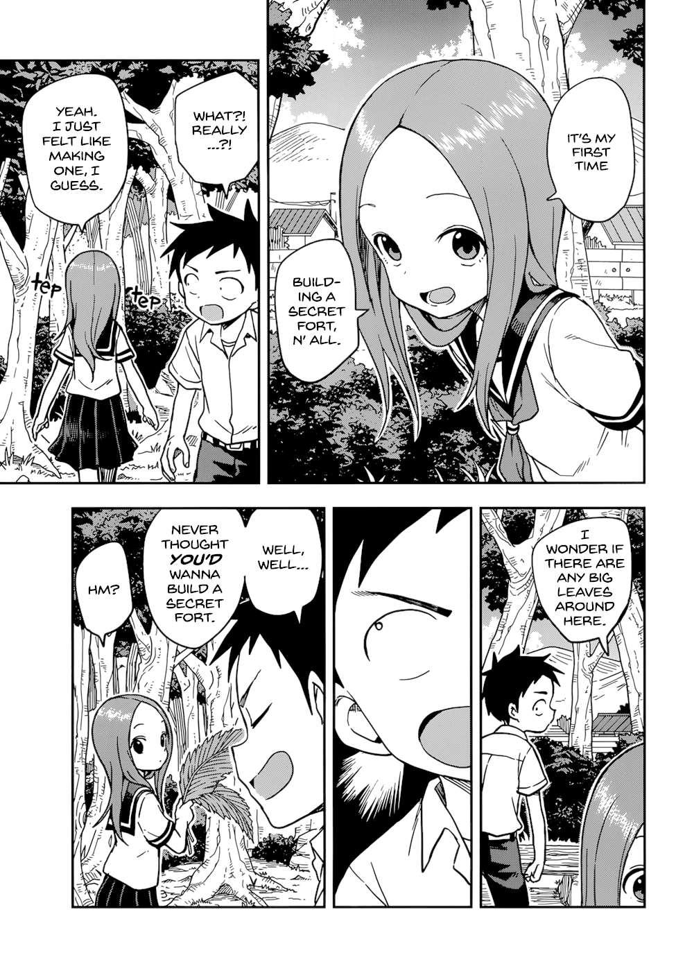 Karakai Jouzu no Takagi-san Chapter 150 page 13 - Chapter 150: Secret Fort