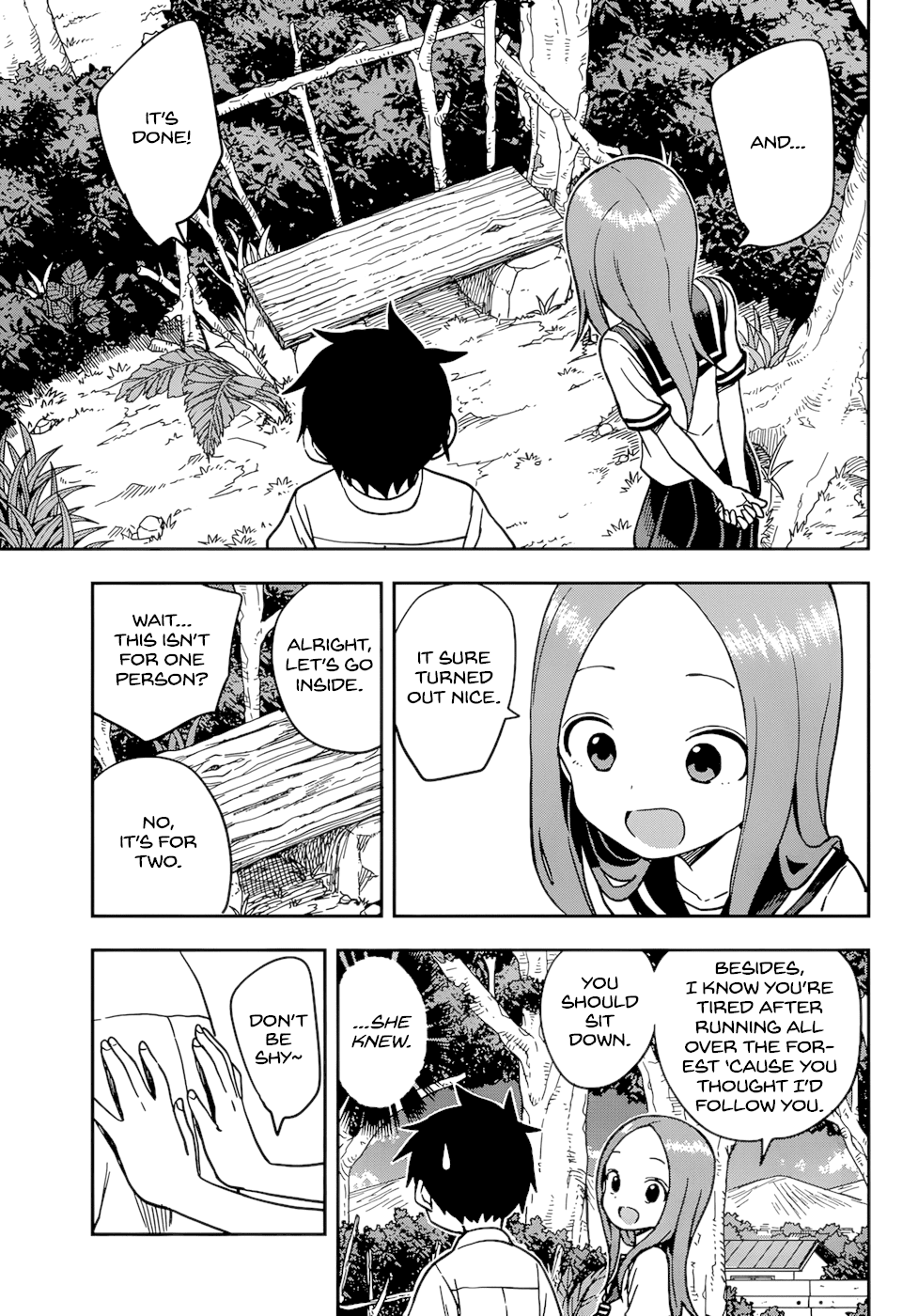 Karakai Jouzu no Takagi-san Chapter 150 page 15 - Chapter 150: Secret Fort