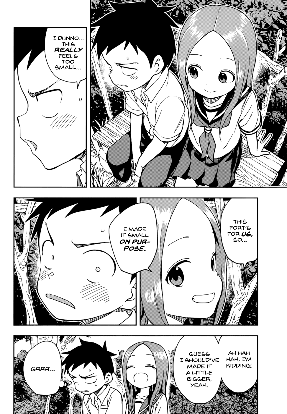 Karakai Jouzu no Takagi-san Chapter 150 page 16 - Chapter 150: Secret Fort