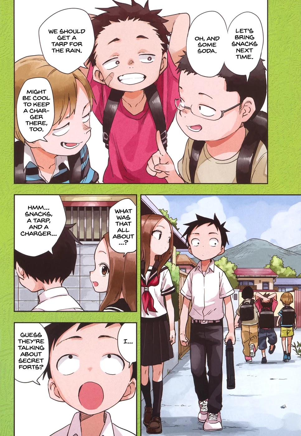 Karakai Jouzu no Takagi-san Chapter 150 page 4 - Chapter 150: Secret Fort
